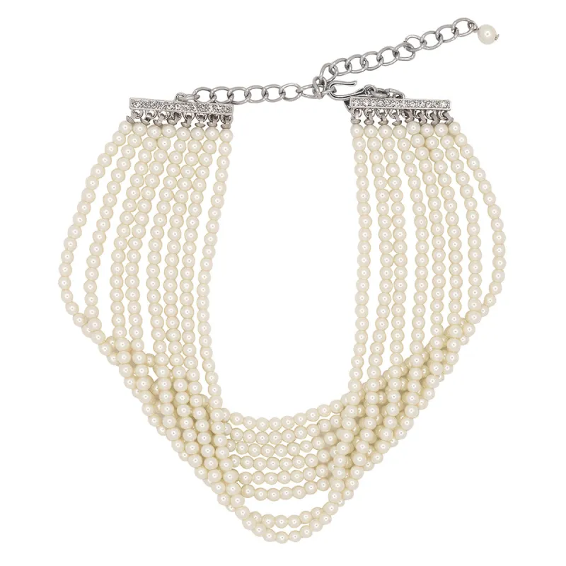 Eight Row Pearl Choker sold by Kenneth Jay Lane