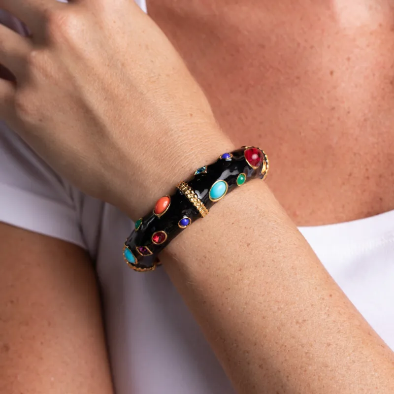 Gemstone Bangle sold by Kenneth Jay Lane