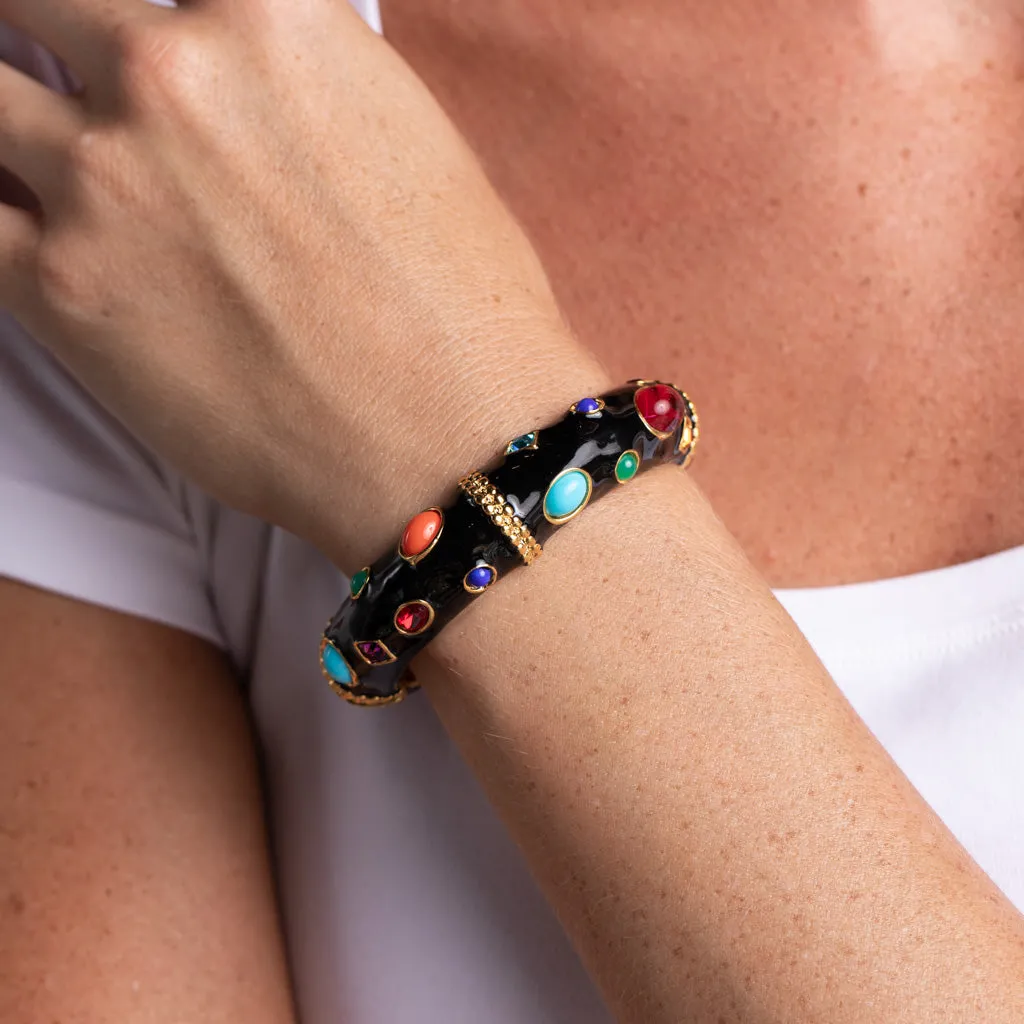 Gemstone Bangle sold by Kenneth Jay Lane