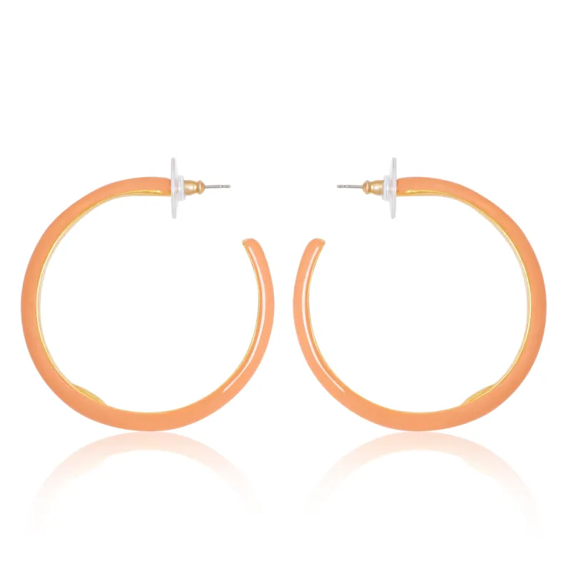 Sunset Glow Hoop Earrings sold by Kenneth Jay Lane