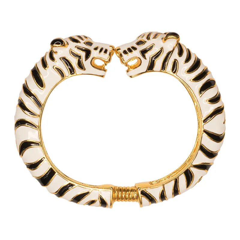 Black And White Tiger Bracelet sold by Kenneth Jay Lane