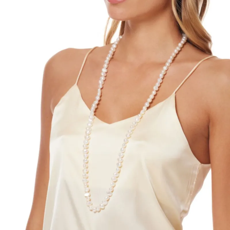 White Fresh Water Pearl Necklace sold by Kenneth Jay Lane
