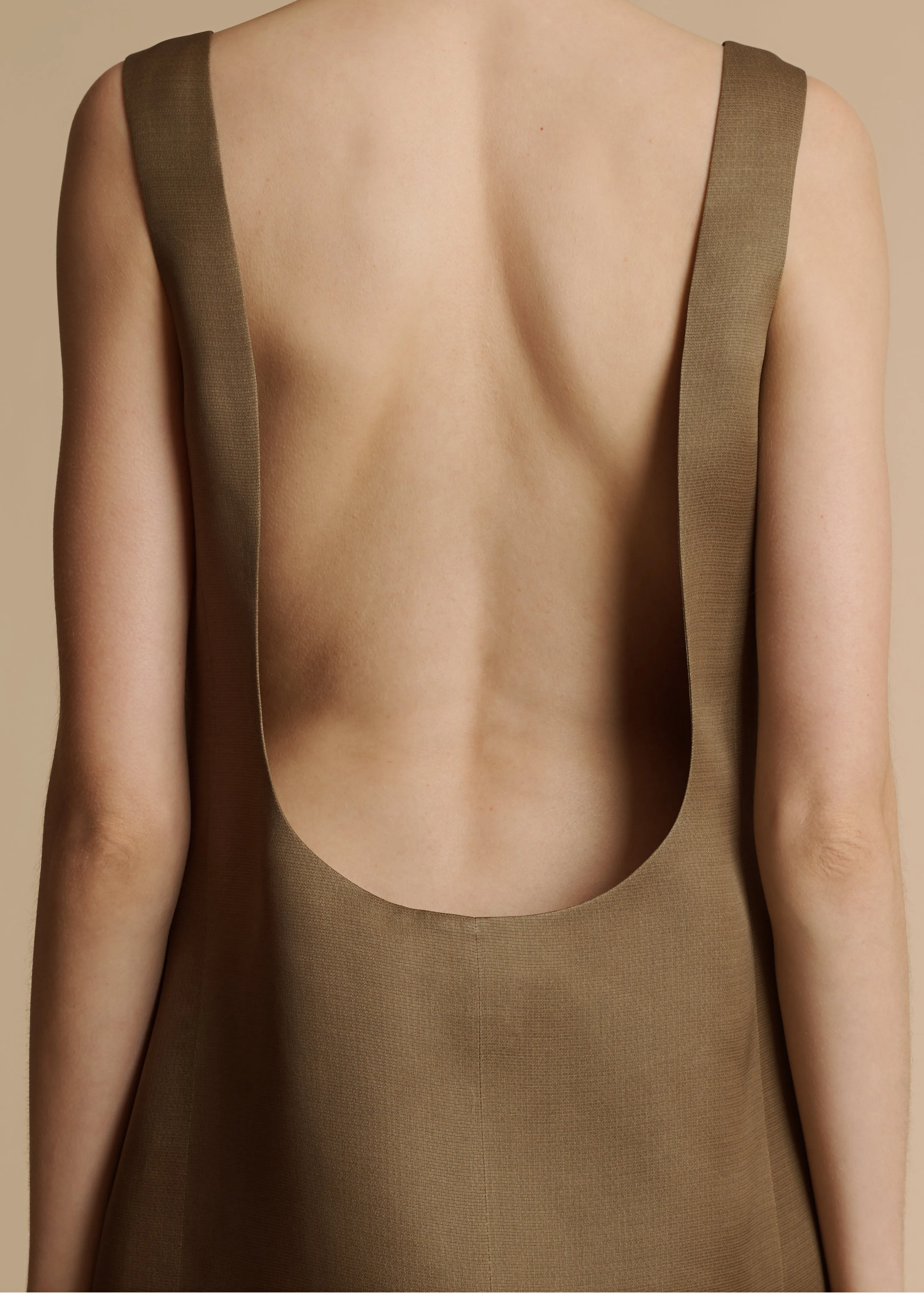 Pranta Dress in Toffee sold by KHAITE product image thumbnail 4