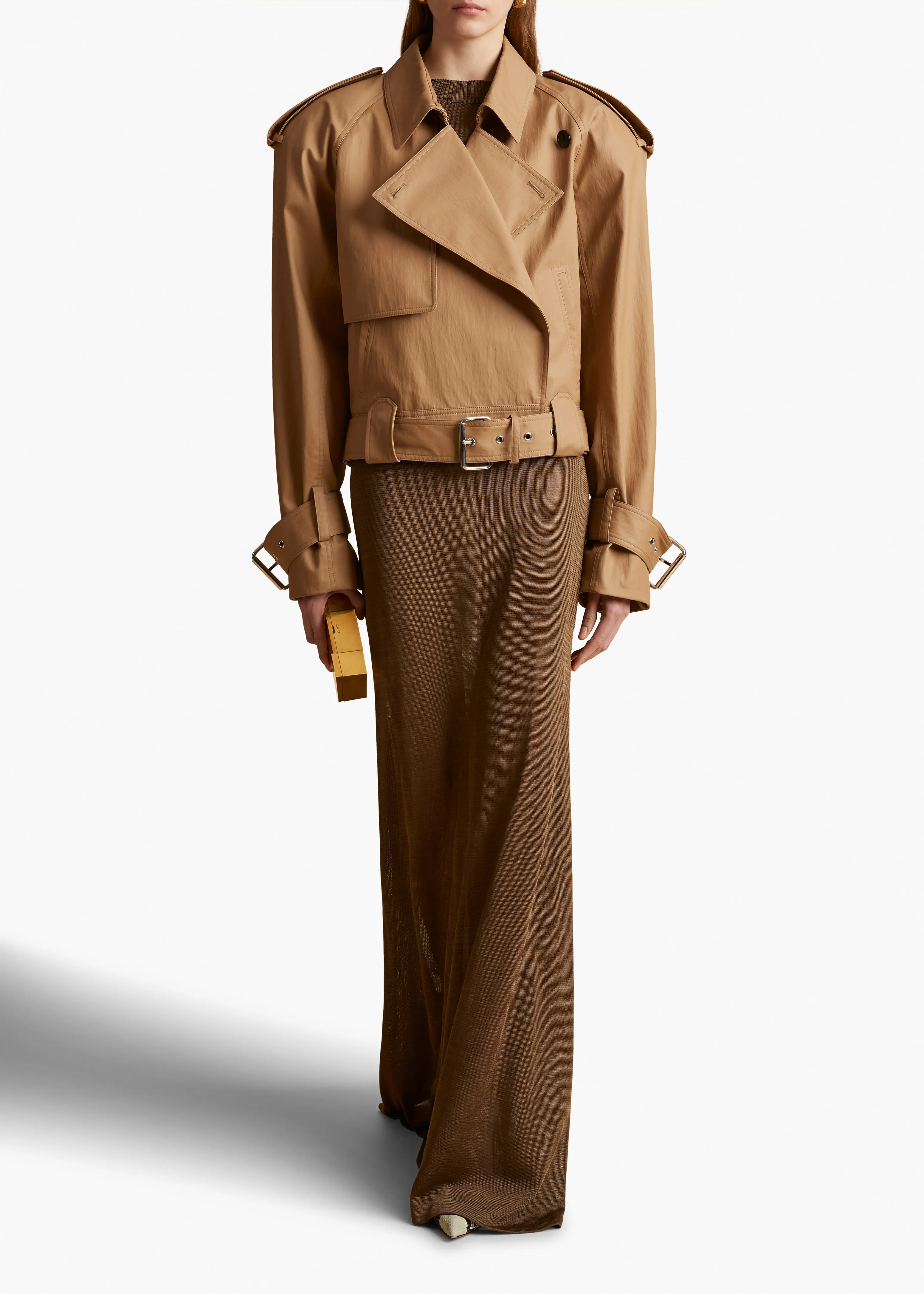 Hammond Jacket in Khaki sold by KHAITE product image thumbnail 2