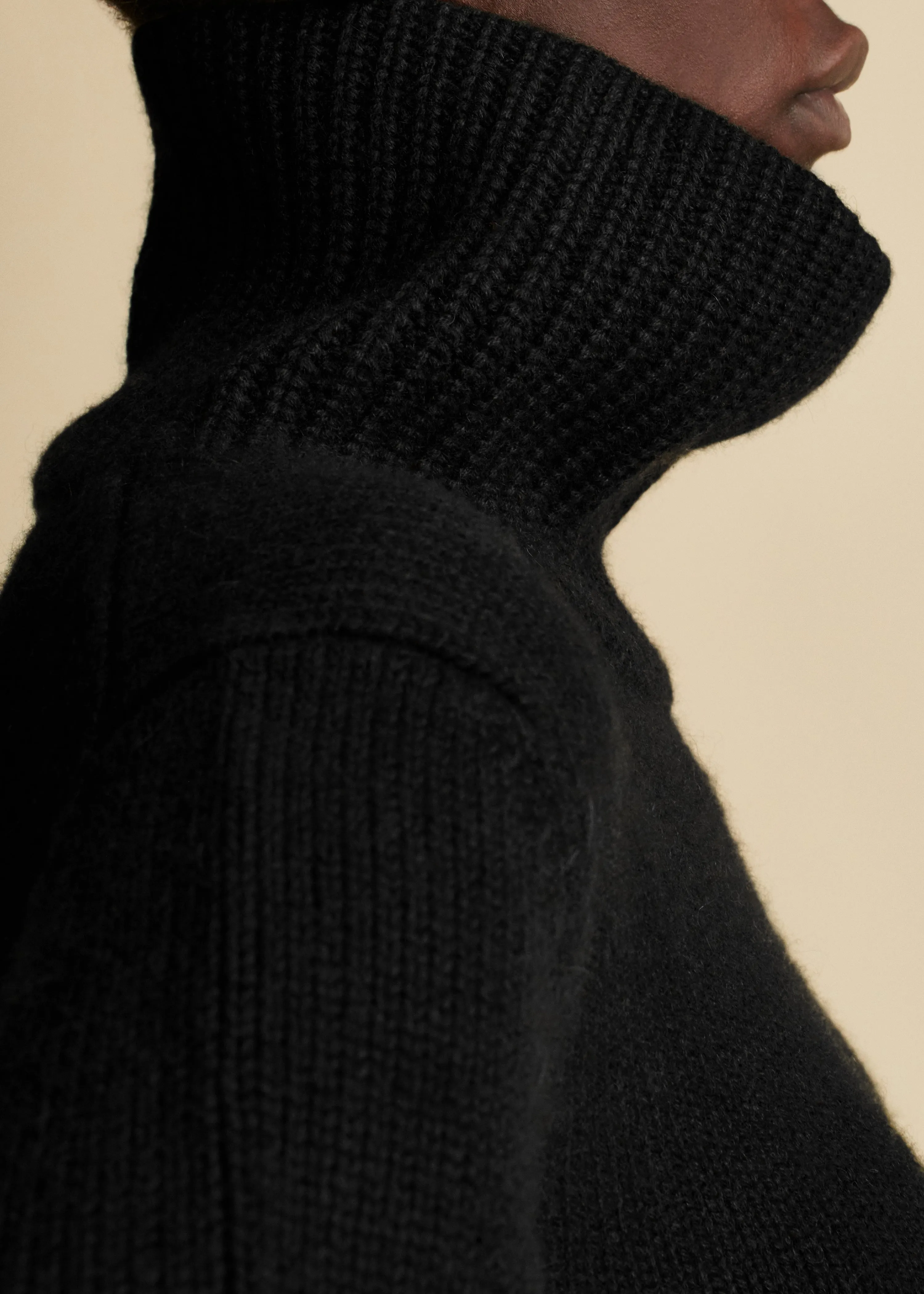 The Marion Sweater in Black sold by KHAITE product image thumbnail 3