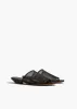 Marion Slide in Black Mesh sold by KHAITE