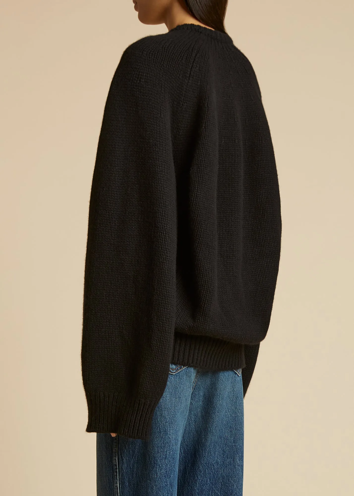 The Nalani Sweater in Black sold by KHAITE product image thumbnail 3