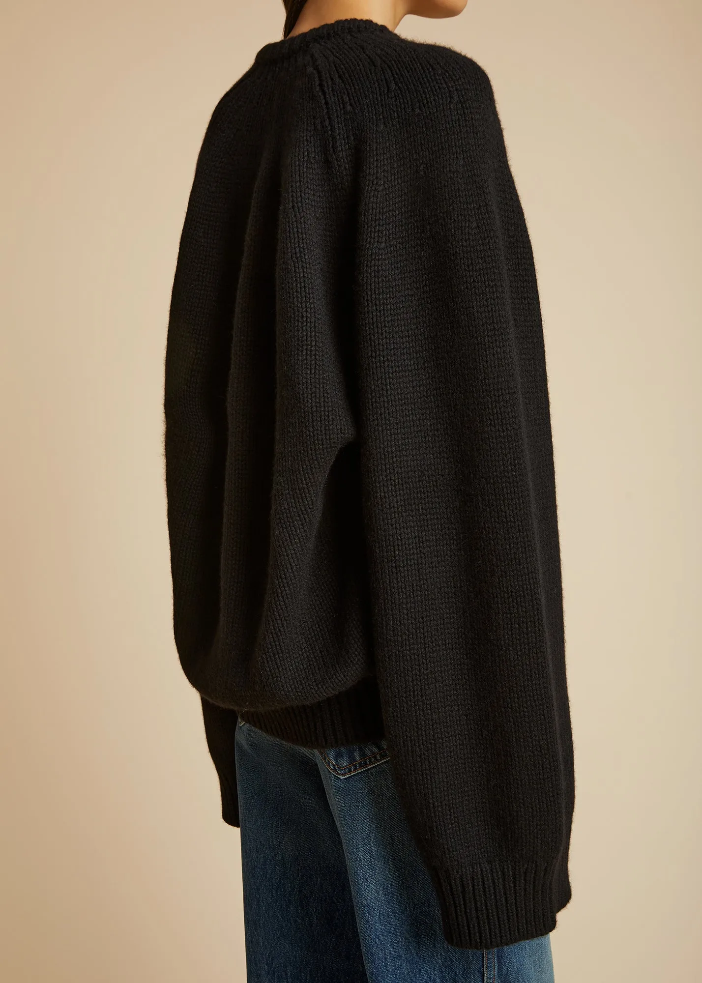 The Nalani Sweater in Black sold by KHAITE product image thumbnail 5