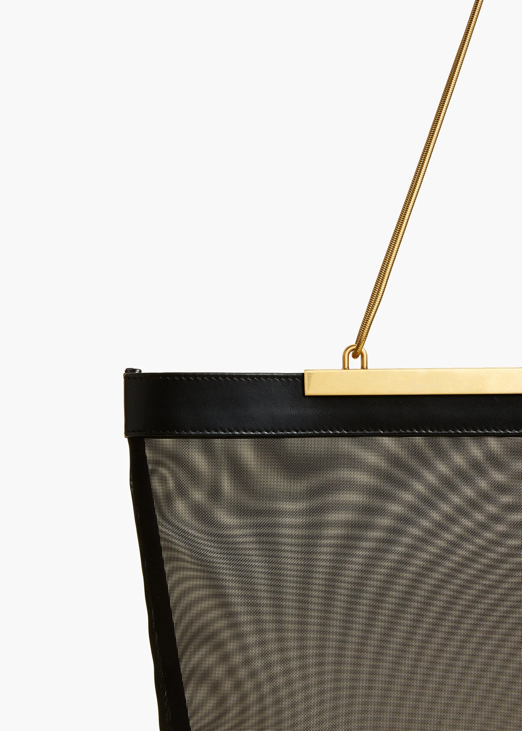 Augusta Chain Tote in Black Mesh sold by KHAITE product image thumbnail 4