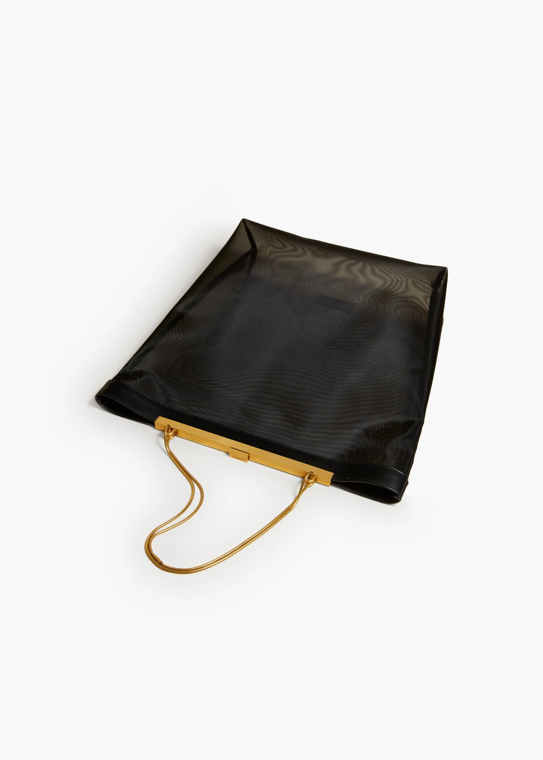 Augusta Chain Tote in Black Mesh sold by KHAITE product image thumbnail 3