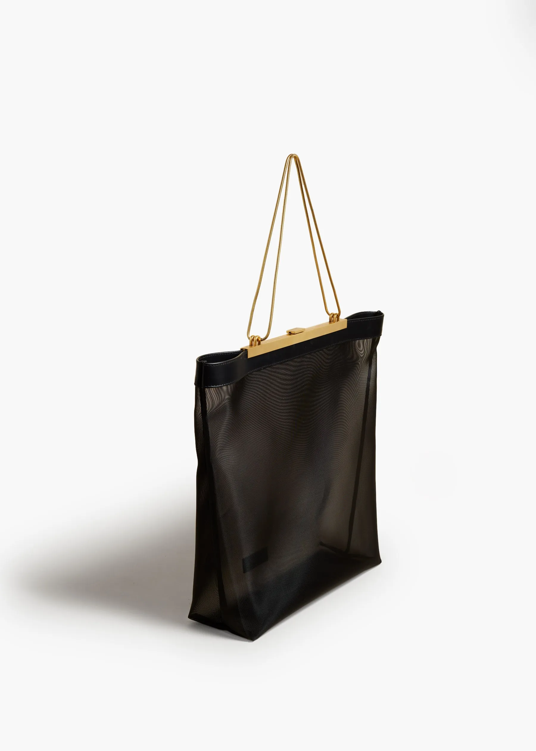 Augusta Chain Tote in Black Mesh sold by KHAITE product image thumbnail 2