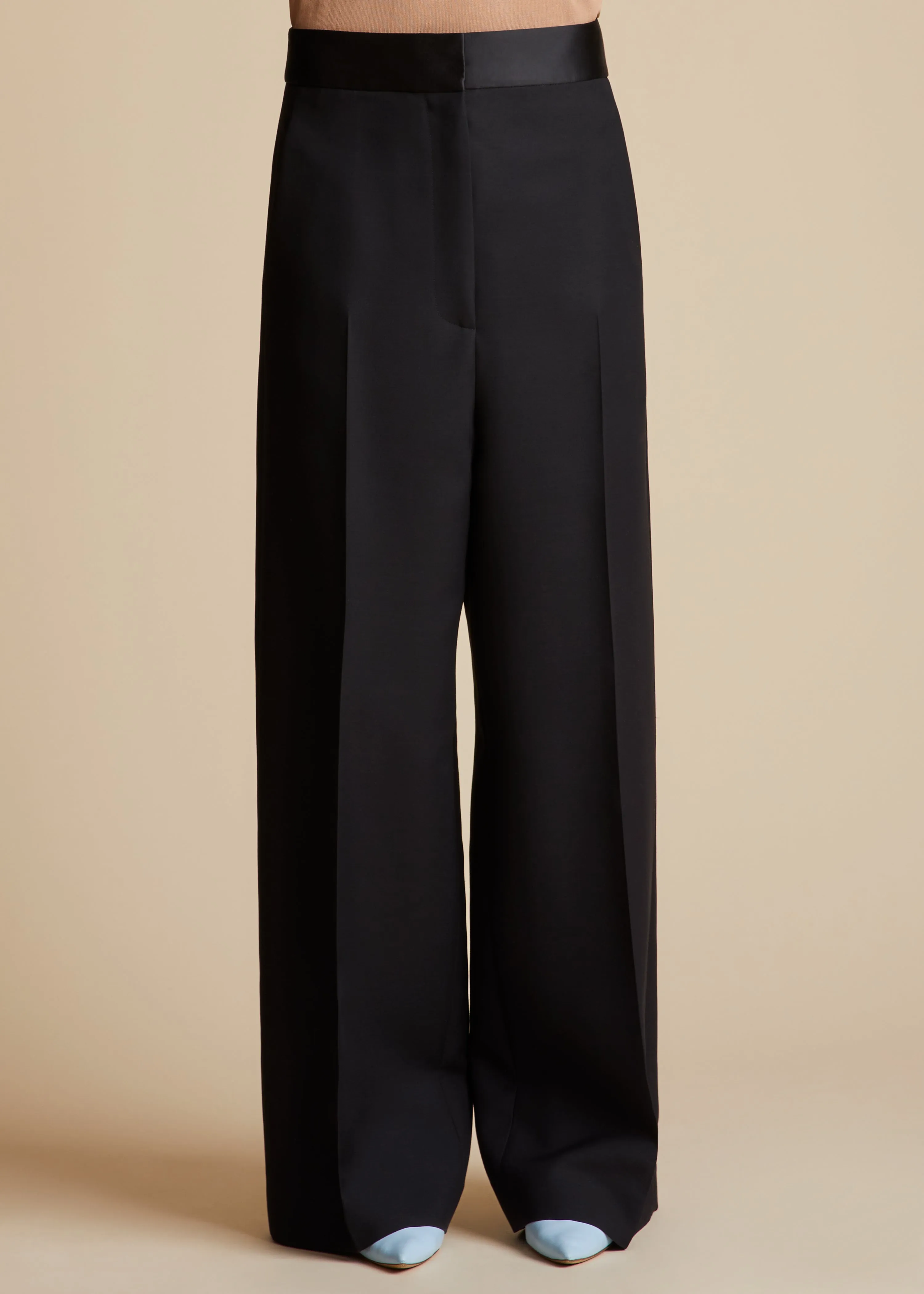 The Banton Pant in Black sold by KHAITE product image thumbnail 2