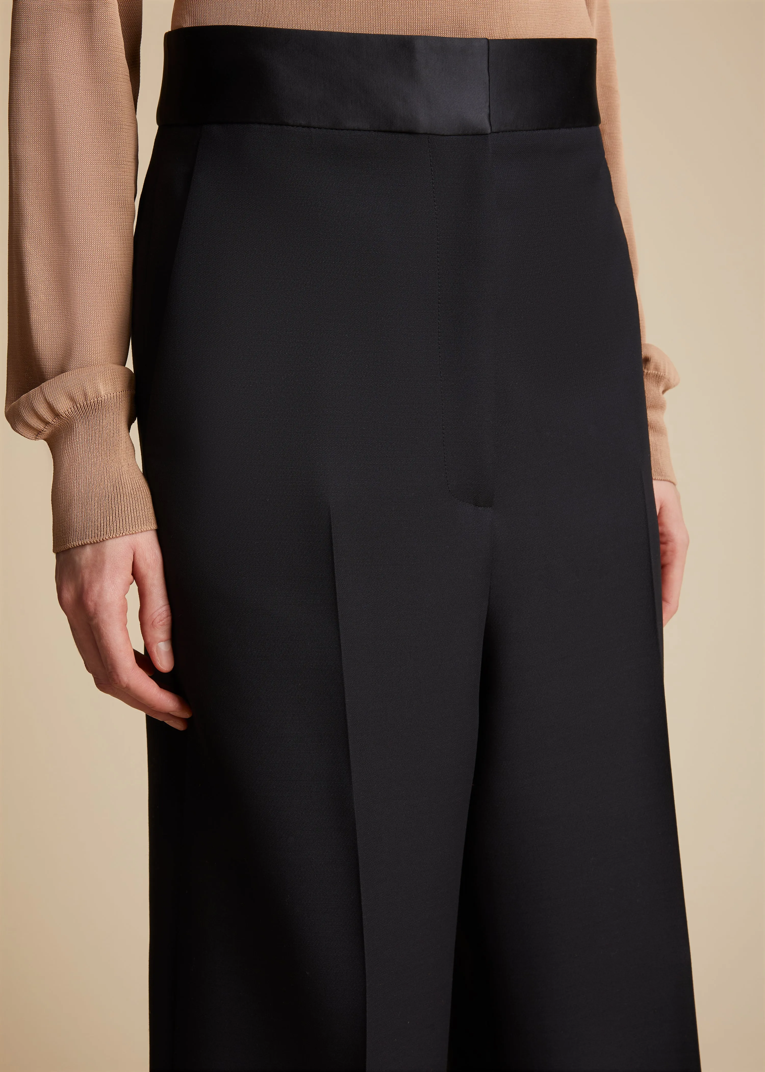 The Banton Pant in Black sold by KHAITE product image thumbnail 5