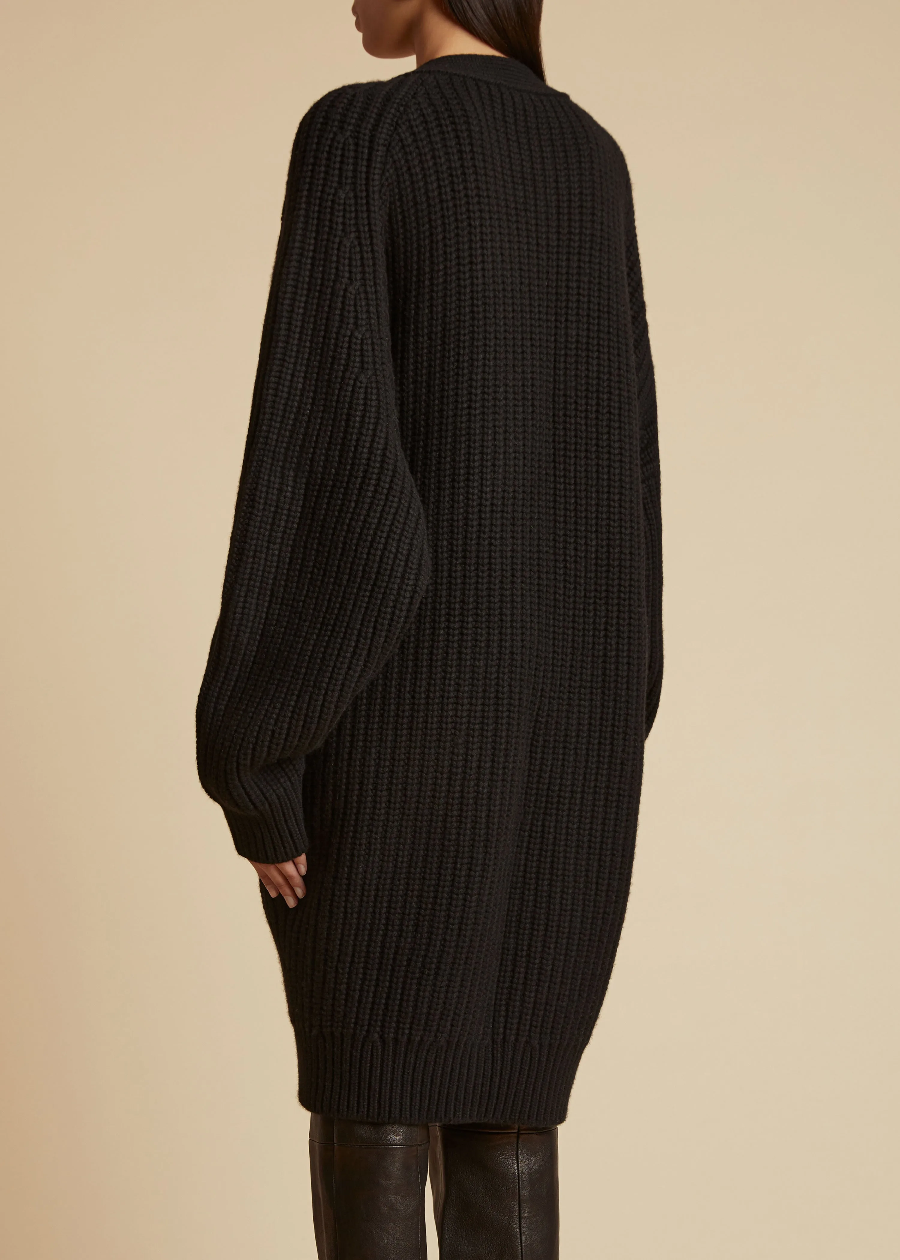 The Milli Cardigan in Black sold by KHAITE product image thumbnail 3
