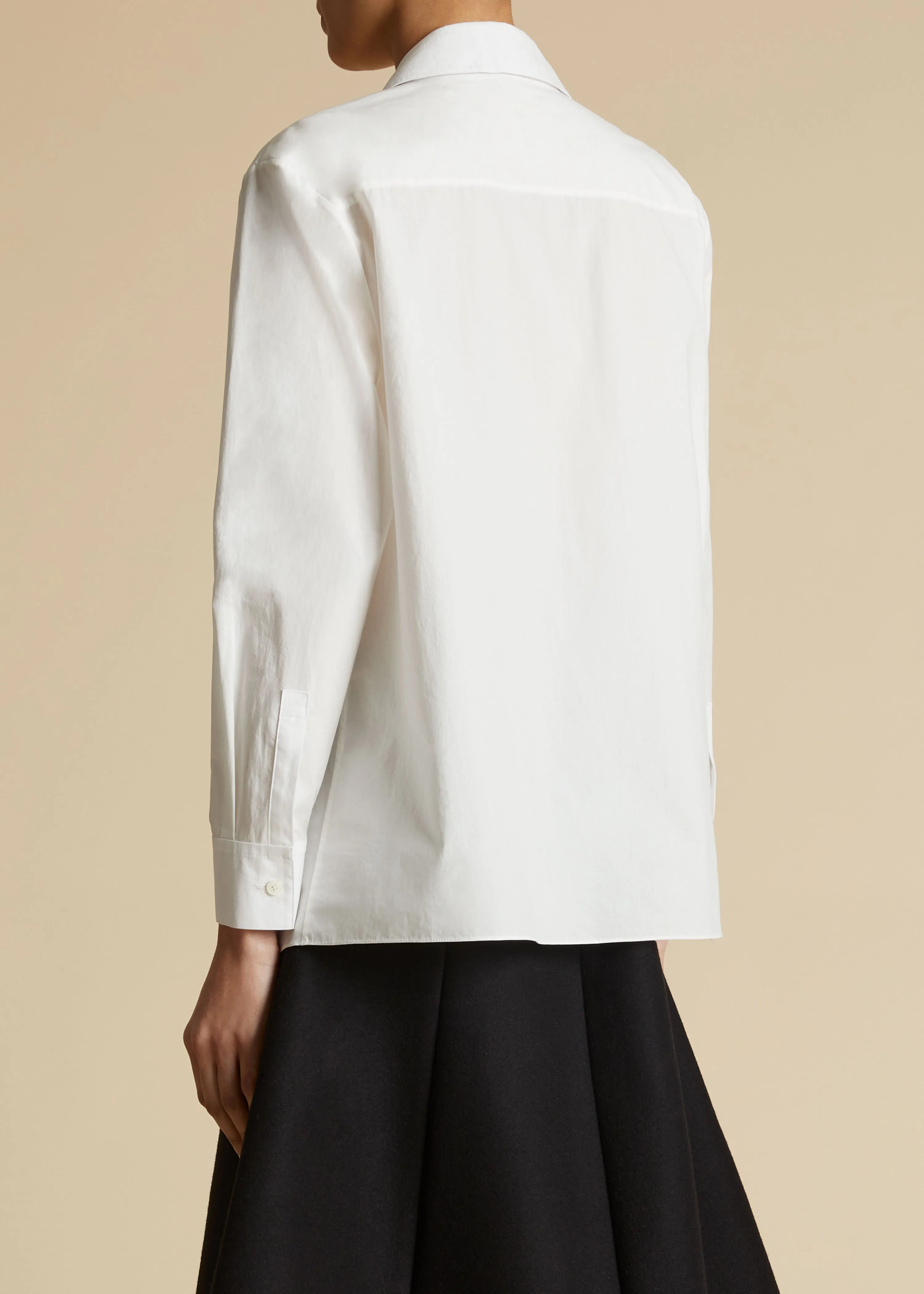 The Dorian Top in White sold by KHAITE product image thumbnail 4