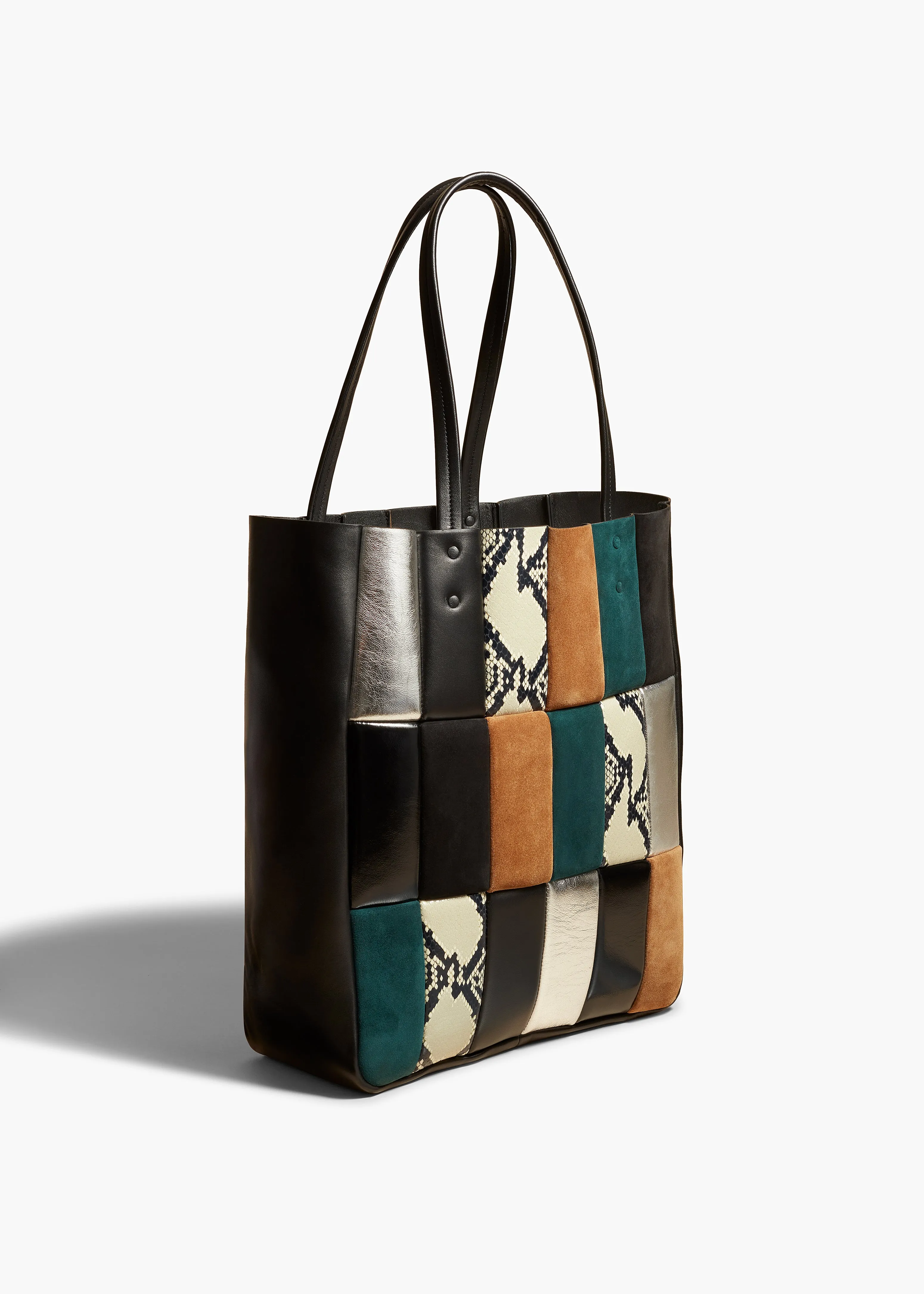 Zoe Tote in Black Multi Leather sold by KHAITE product image thumbnail 2