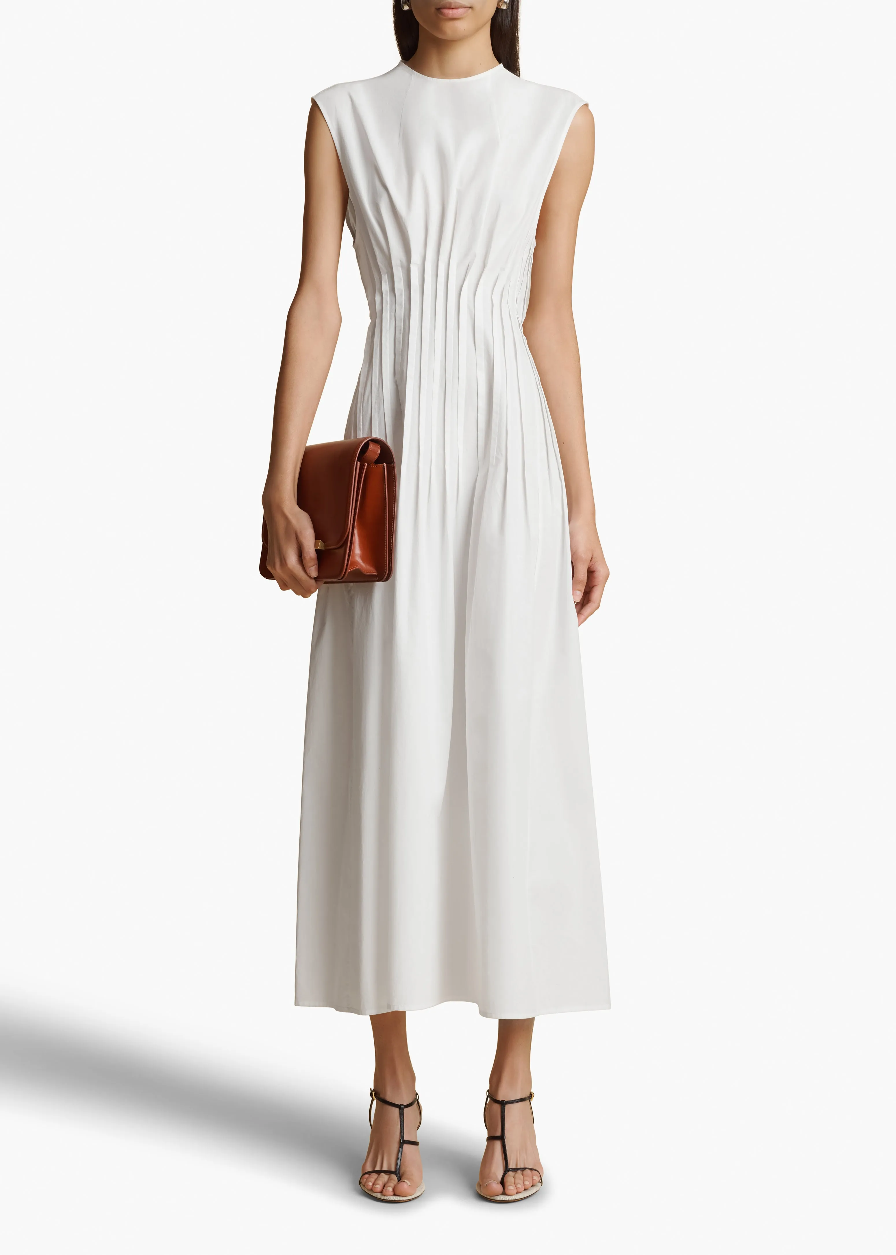 Wes Dress in White sold by KHAITE product image thumbnail 2