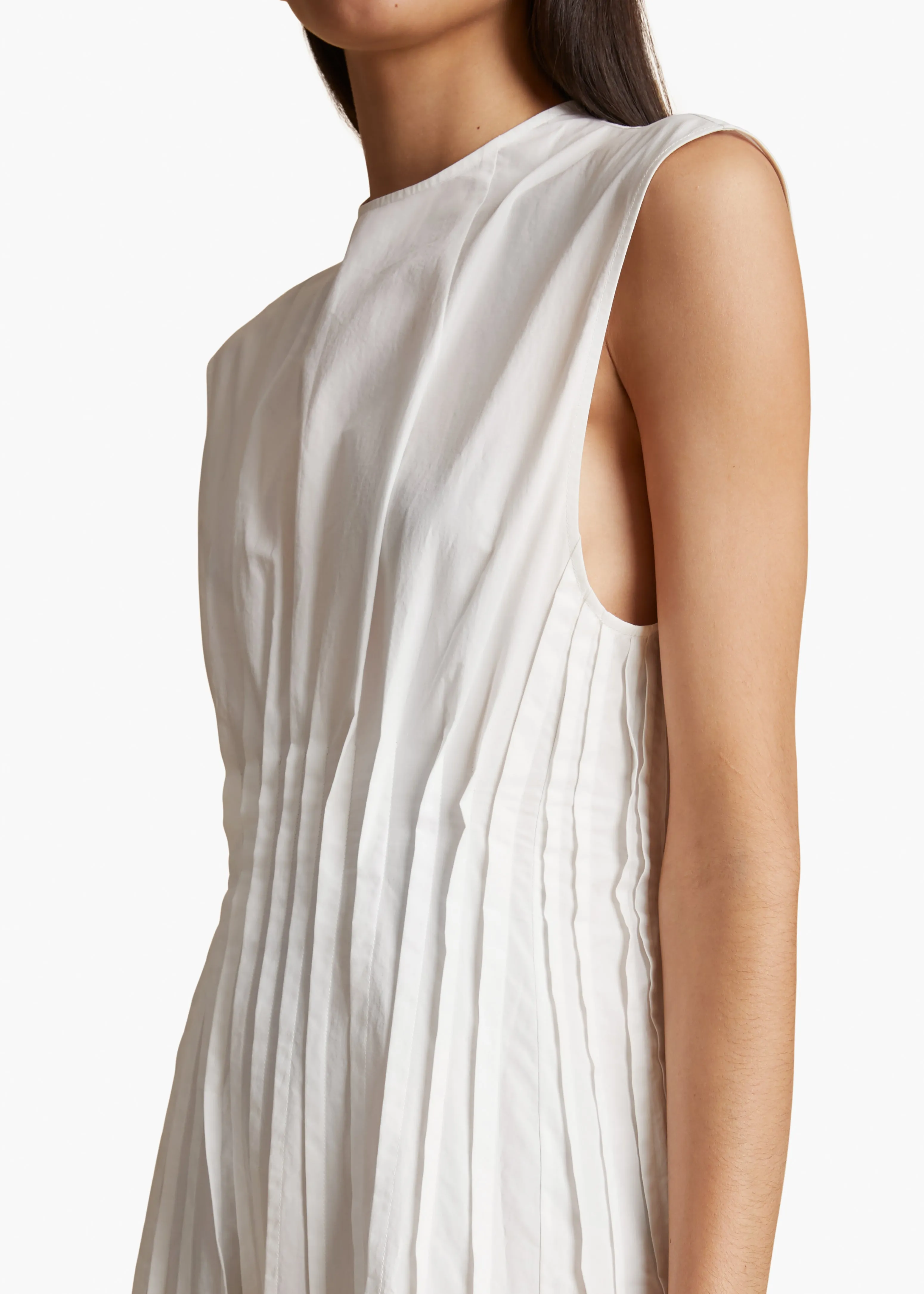 Wes Dress in White sold by KHAITE product image thumbnail 5