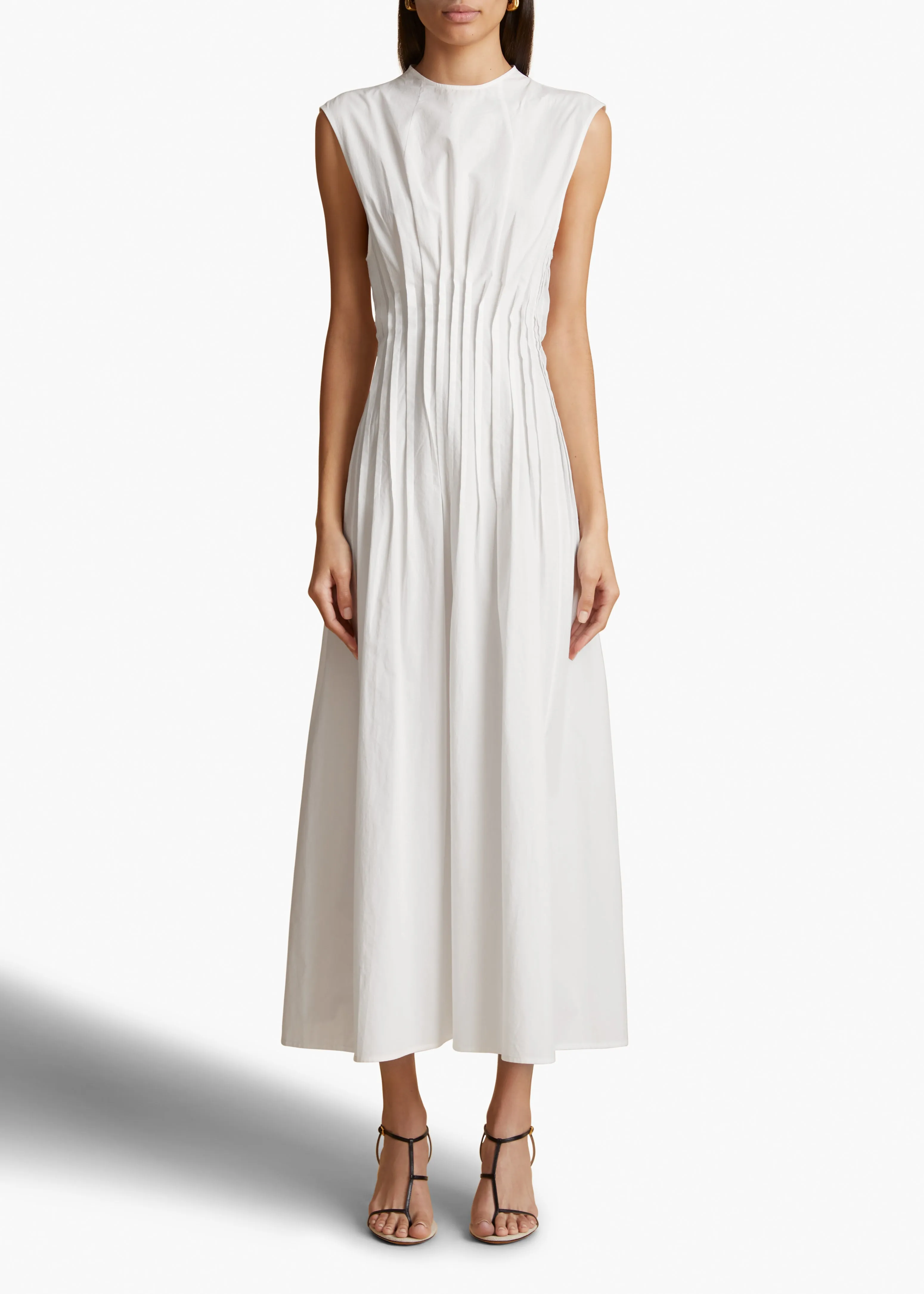 Wes Dress in White sold by KHAITE product image thumbnail 3