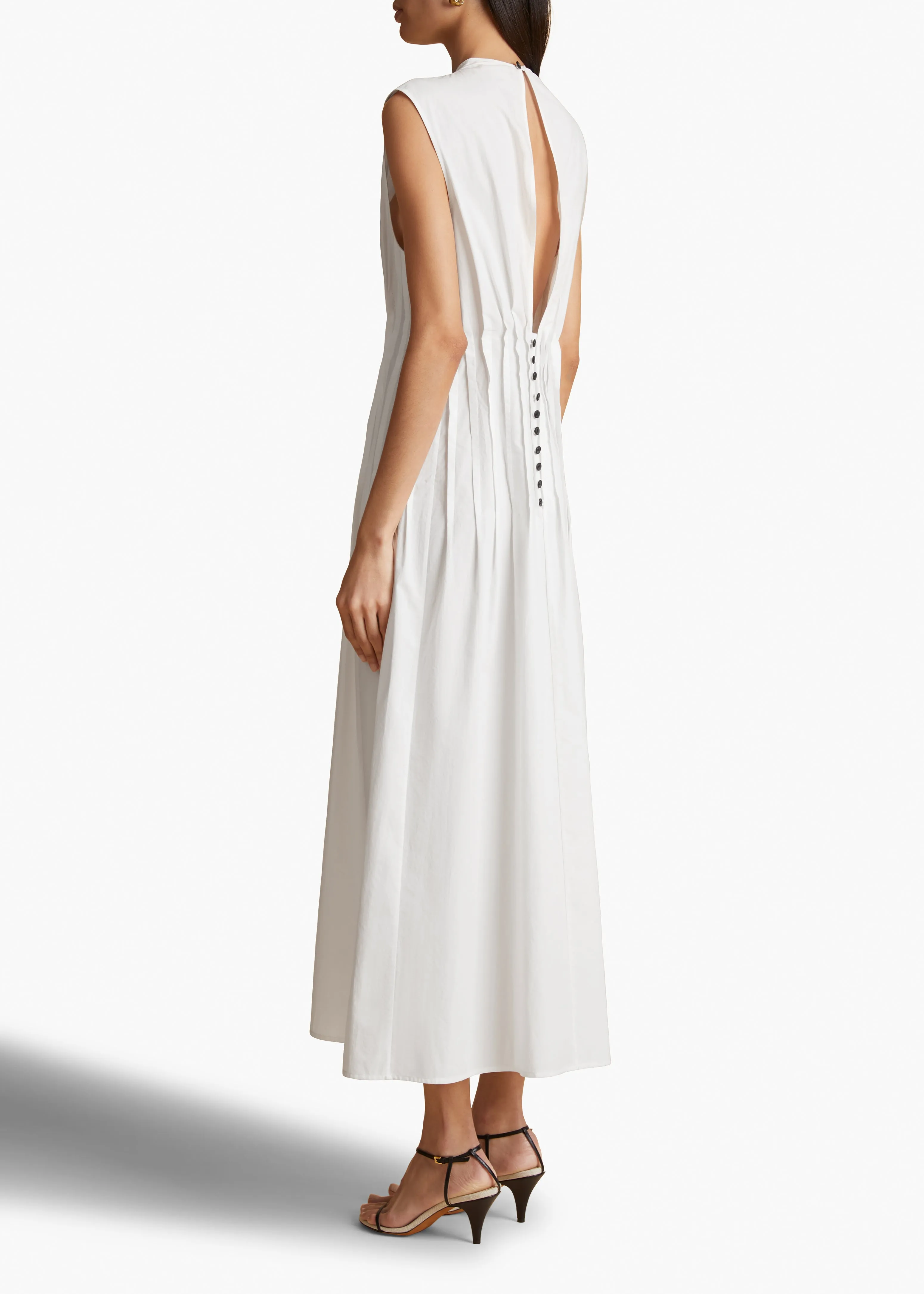 Wes Dress in White sold by KHAITE product image thumbnail 4