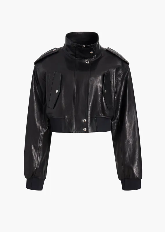 Kember Jacket in Black sold by KHAITE