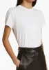 Emmylou T-Shirt in White sold by KHAITE