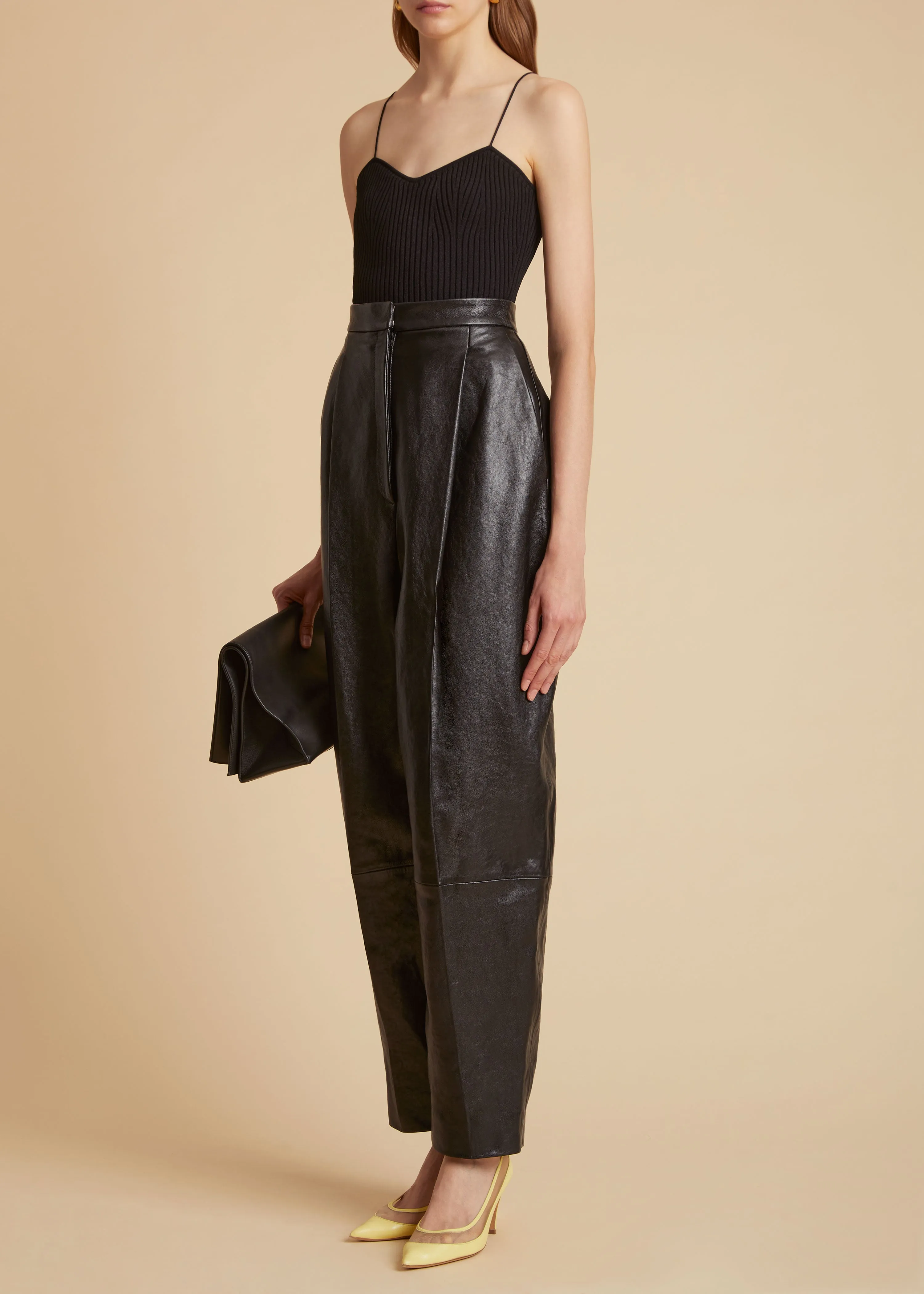 Ziggy Top in Black sold by KHAITE product image thumbnail 2