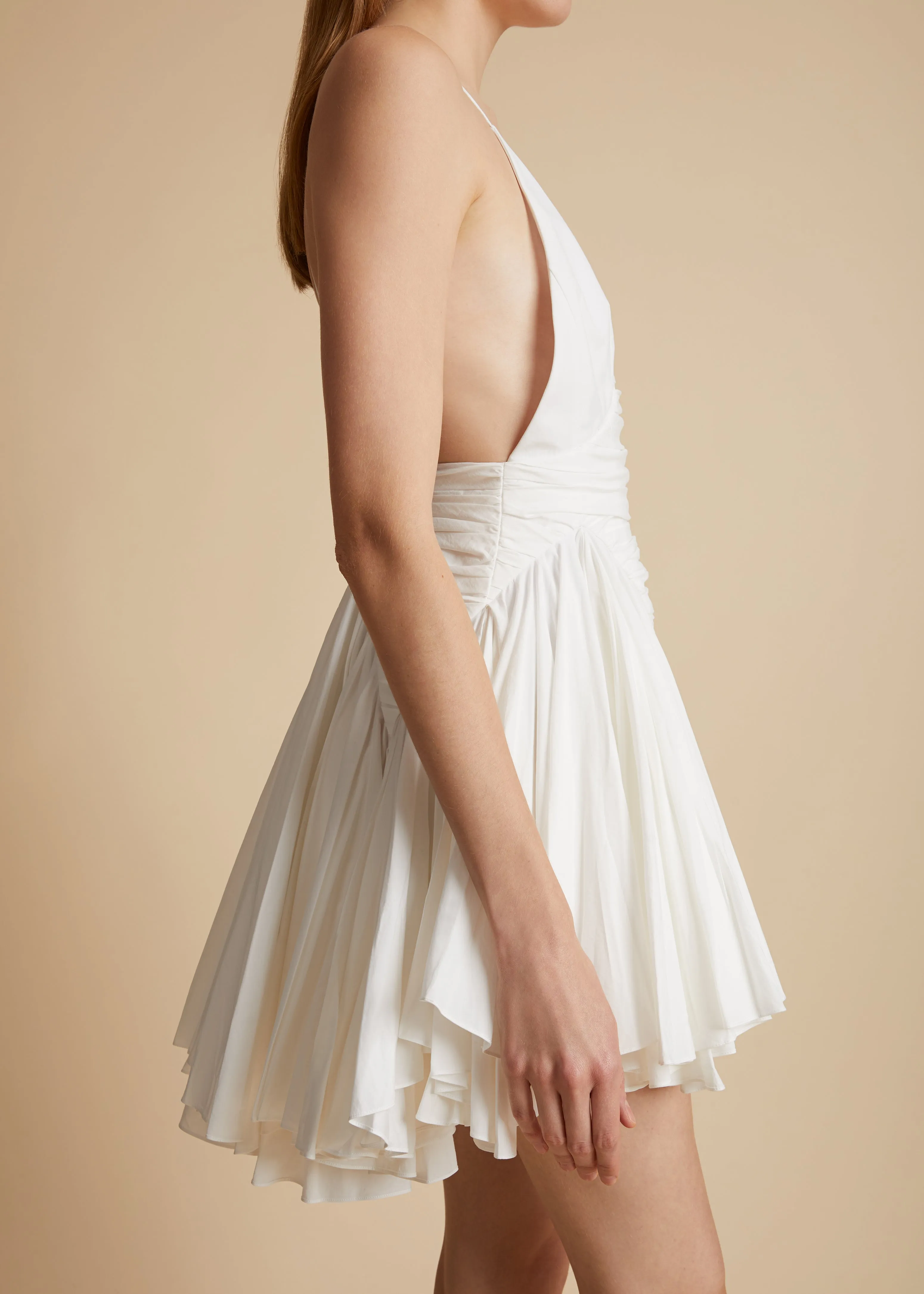 Margot Dress in White sold by KHAITE product image thumbnail 5