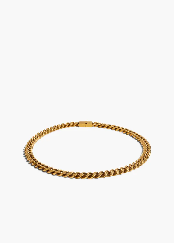 Elio Chain Necklace in Antique Gold sold by KHAITE