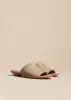 Marion Slide in Beige Leather sold by KHAITE