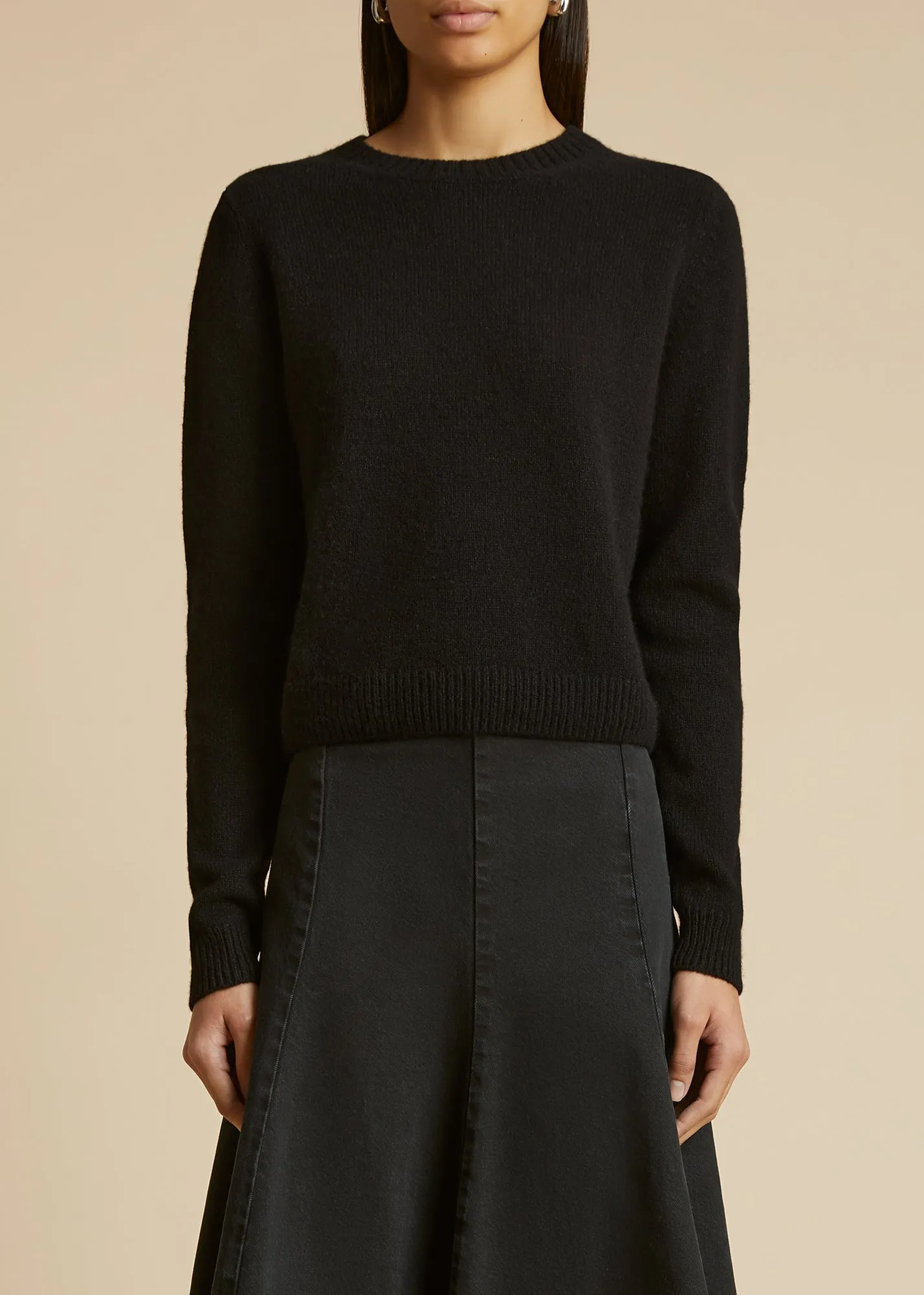 Diletta Sweater in Black sold by KHAITE product image thumbnail 2