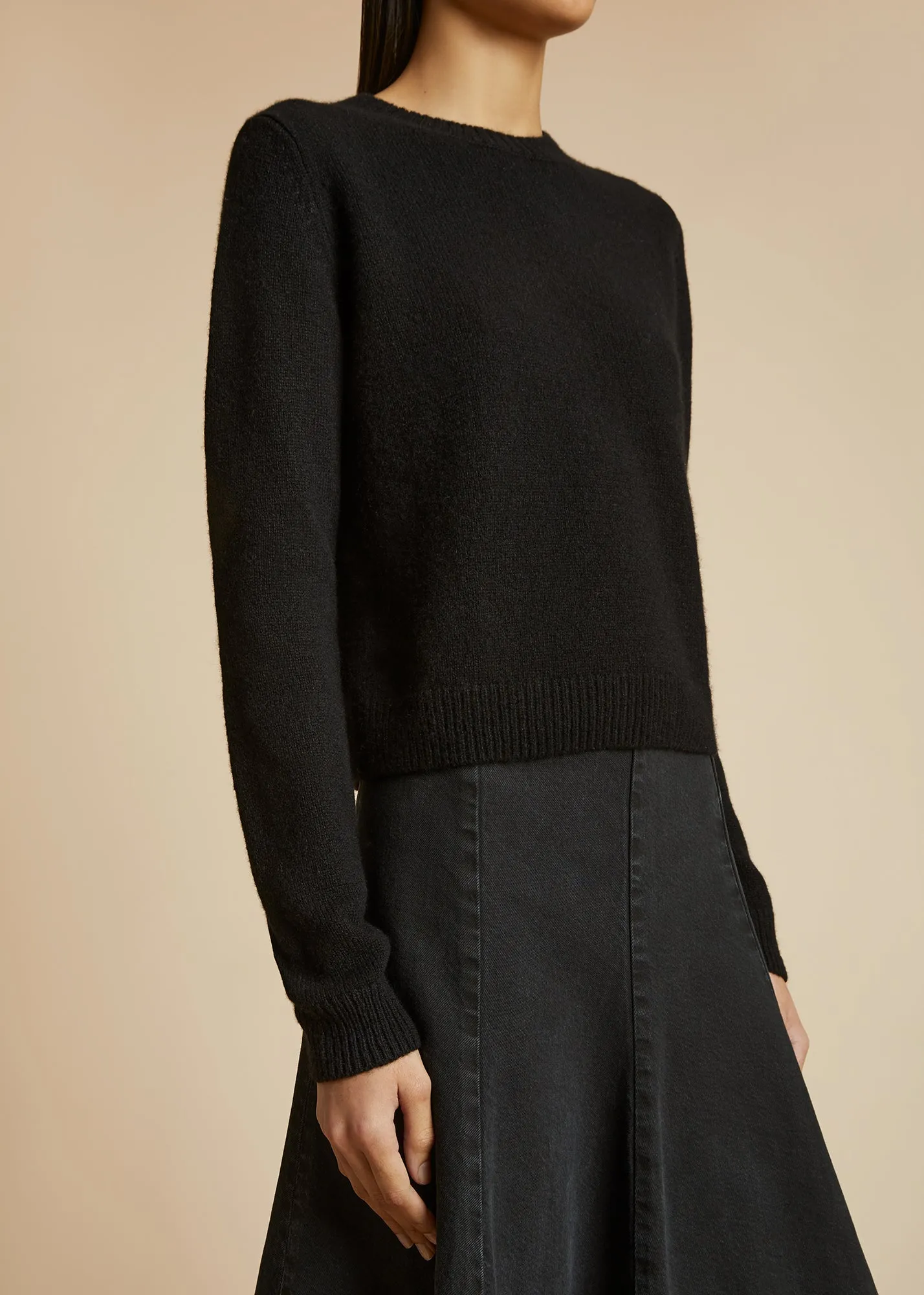 Diletta Sweater in Black sold by KHAITE product image thumbnail 4