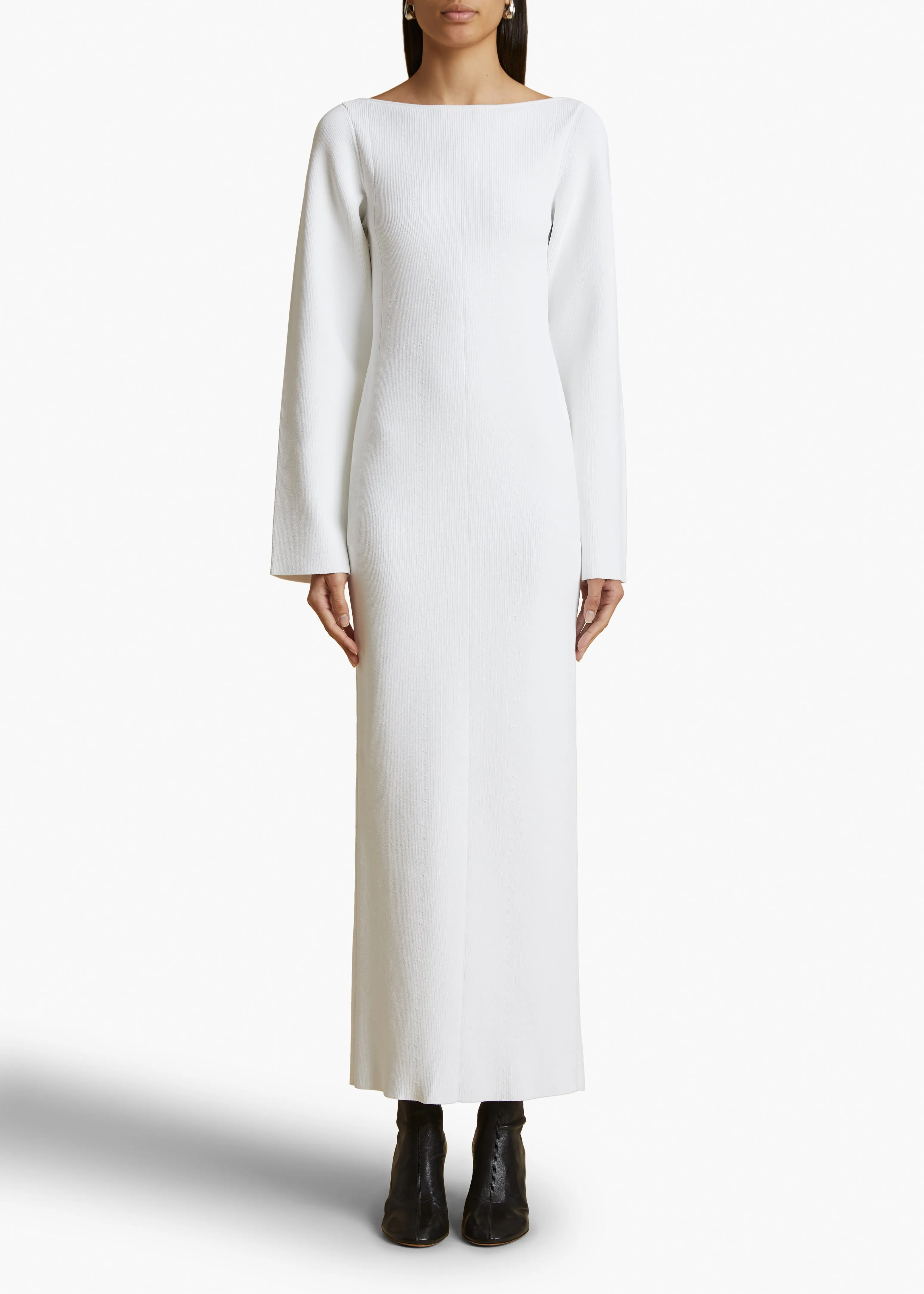 THE AMELIA CARDIGAN in Powder sold by KHAITE product image thumbnail 3