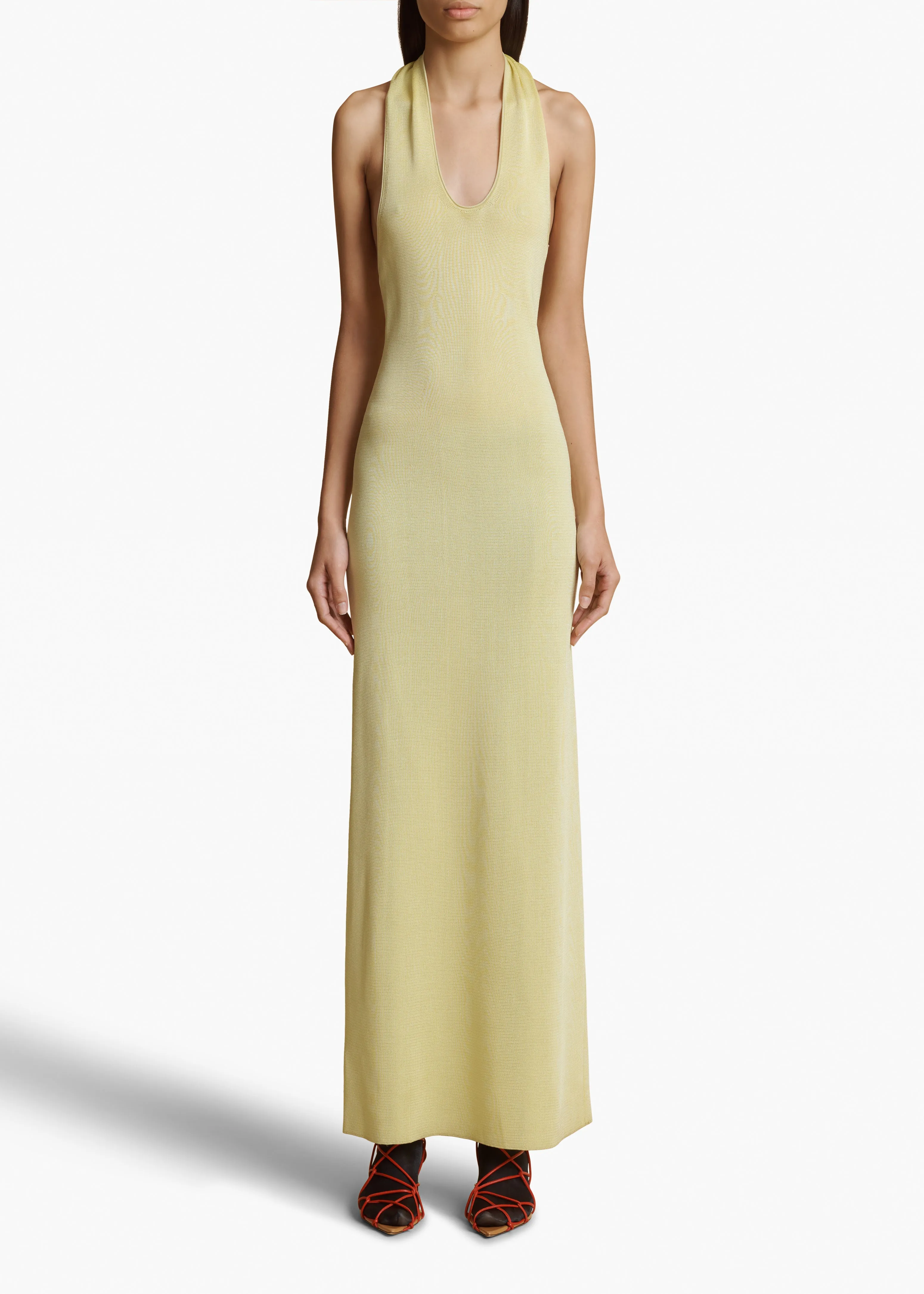 Coraline Dress in Yuzu sold by KHAITE product image thumbnail 2