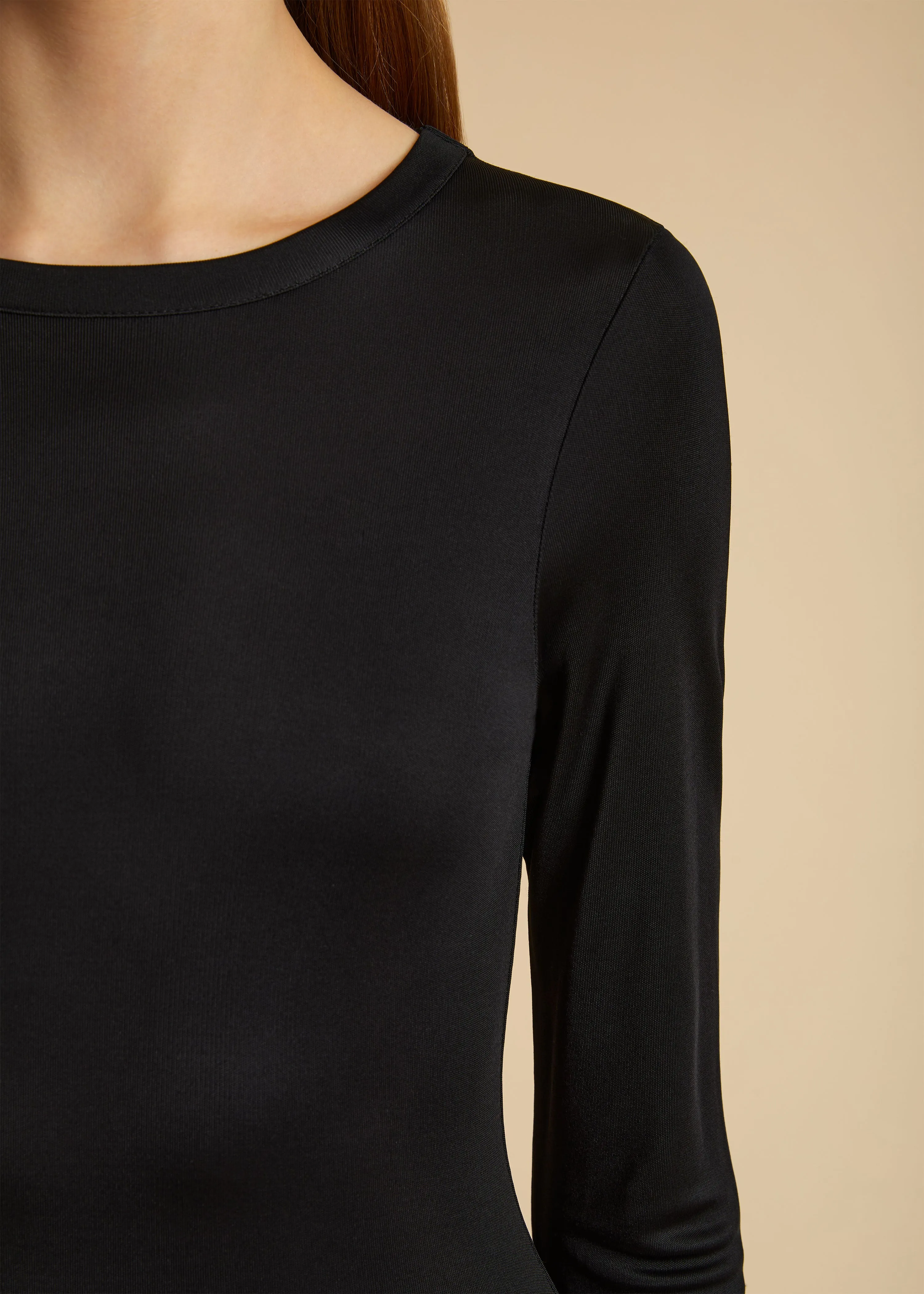 The Bayra Dress in Black sold by KHAITE product image thumbnail 5