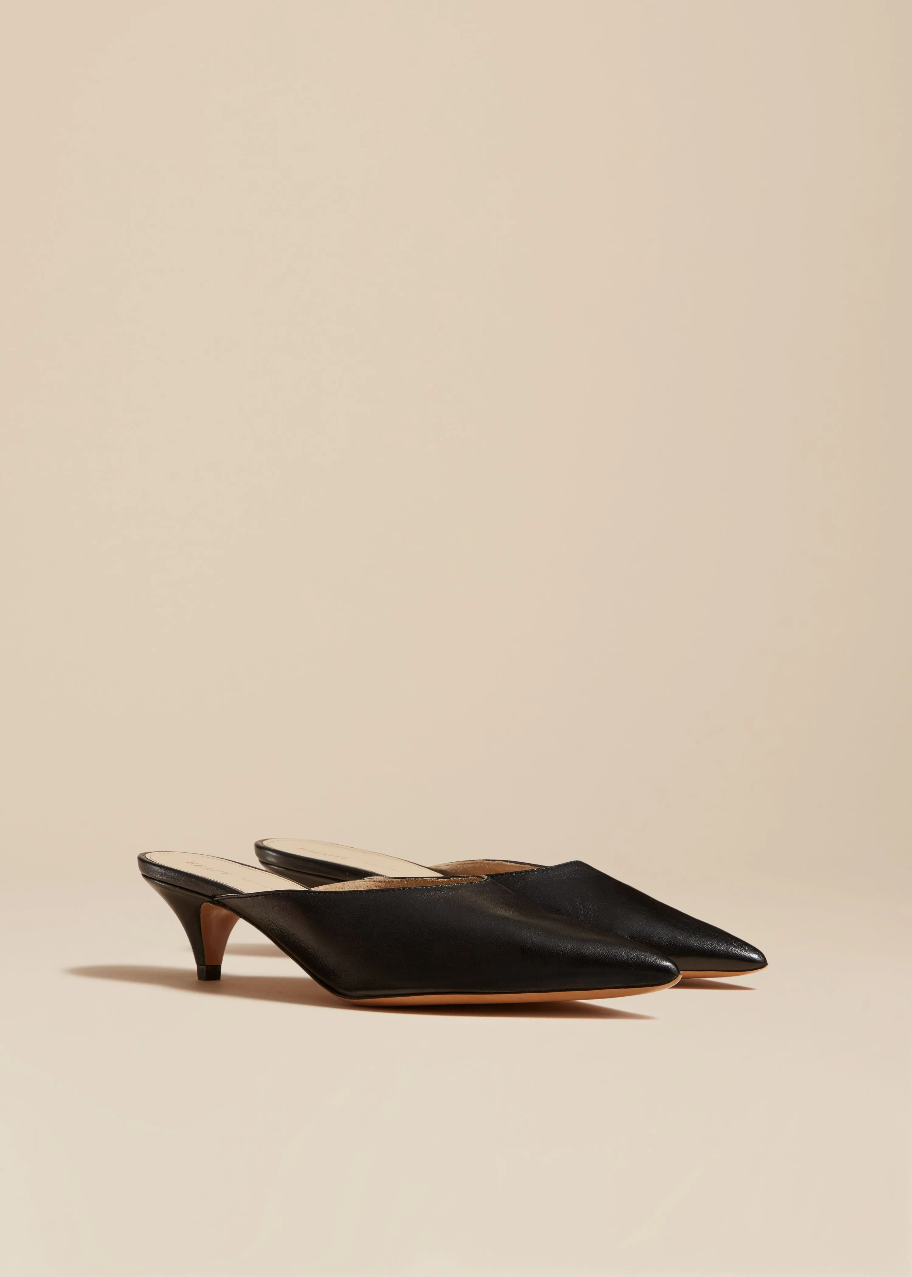 The River Mule in Black Leather sold by KHAITE product image thumbnail 2