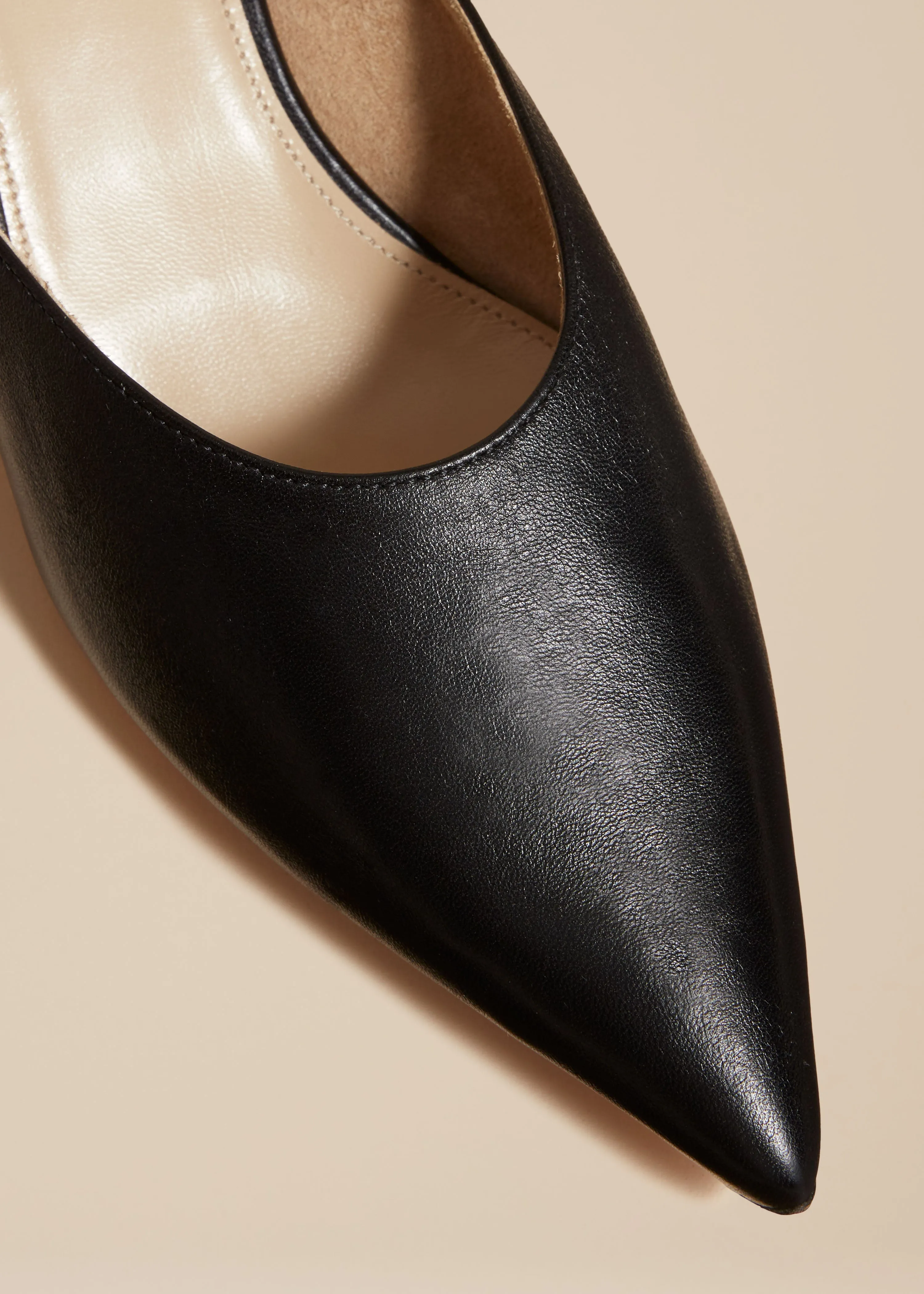 The River Mule in Black Leather sold by KHAITE product image thumbnail 4