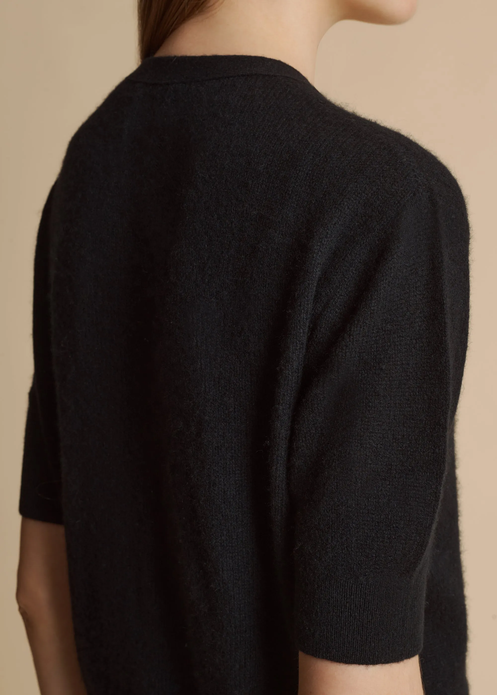 The Dianna Cardigan in Black sold by KHAITE product image thumbnail 3