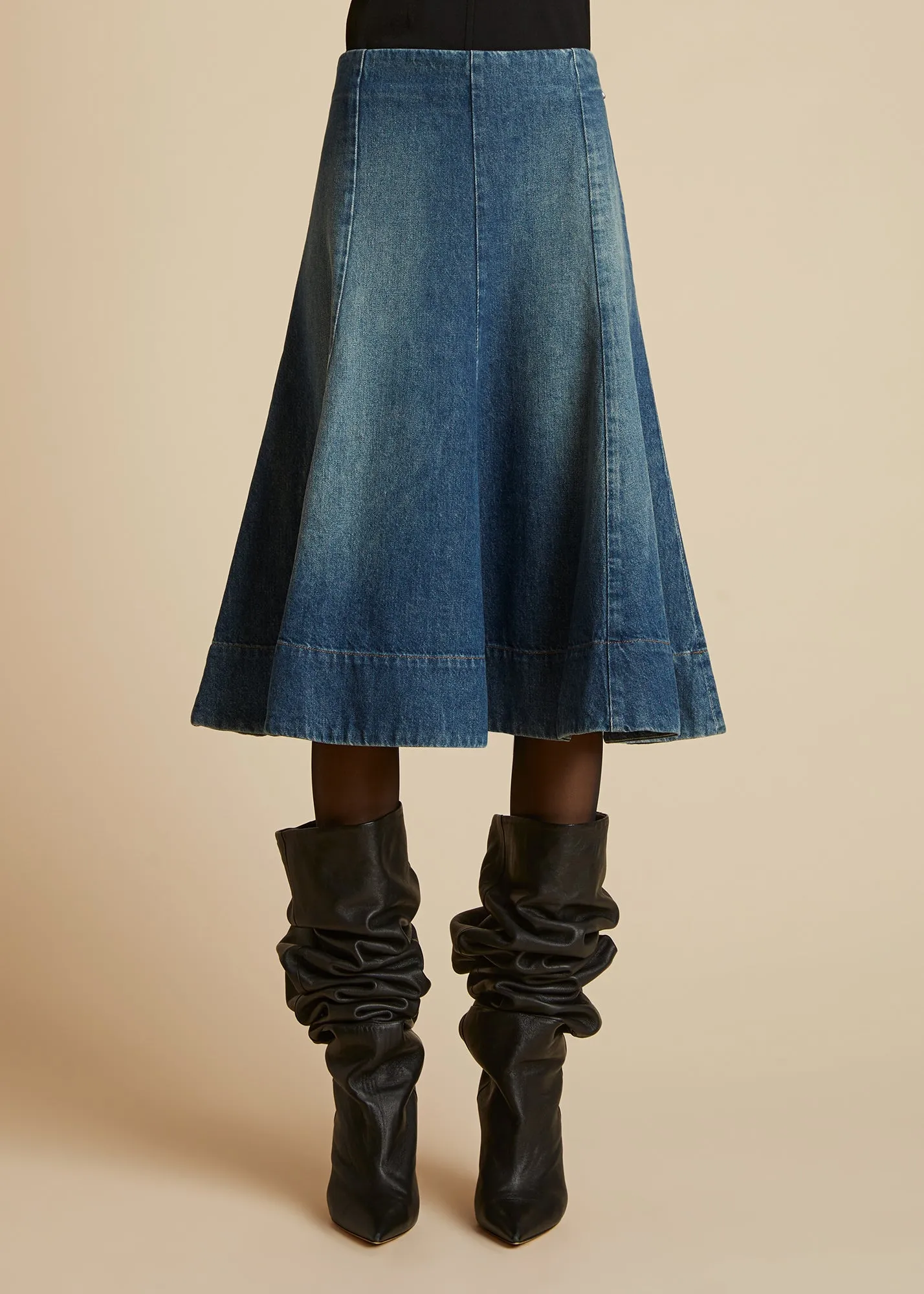 The Lennox Skirt in Archer sold by KHAITE product image thumbnail 2