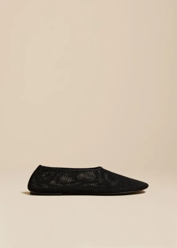 The Maiden Flat in Black sold by KHAITE