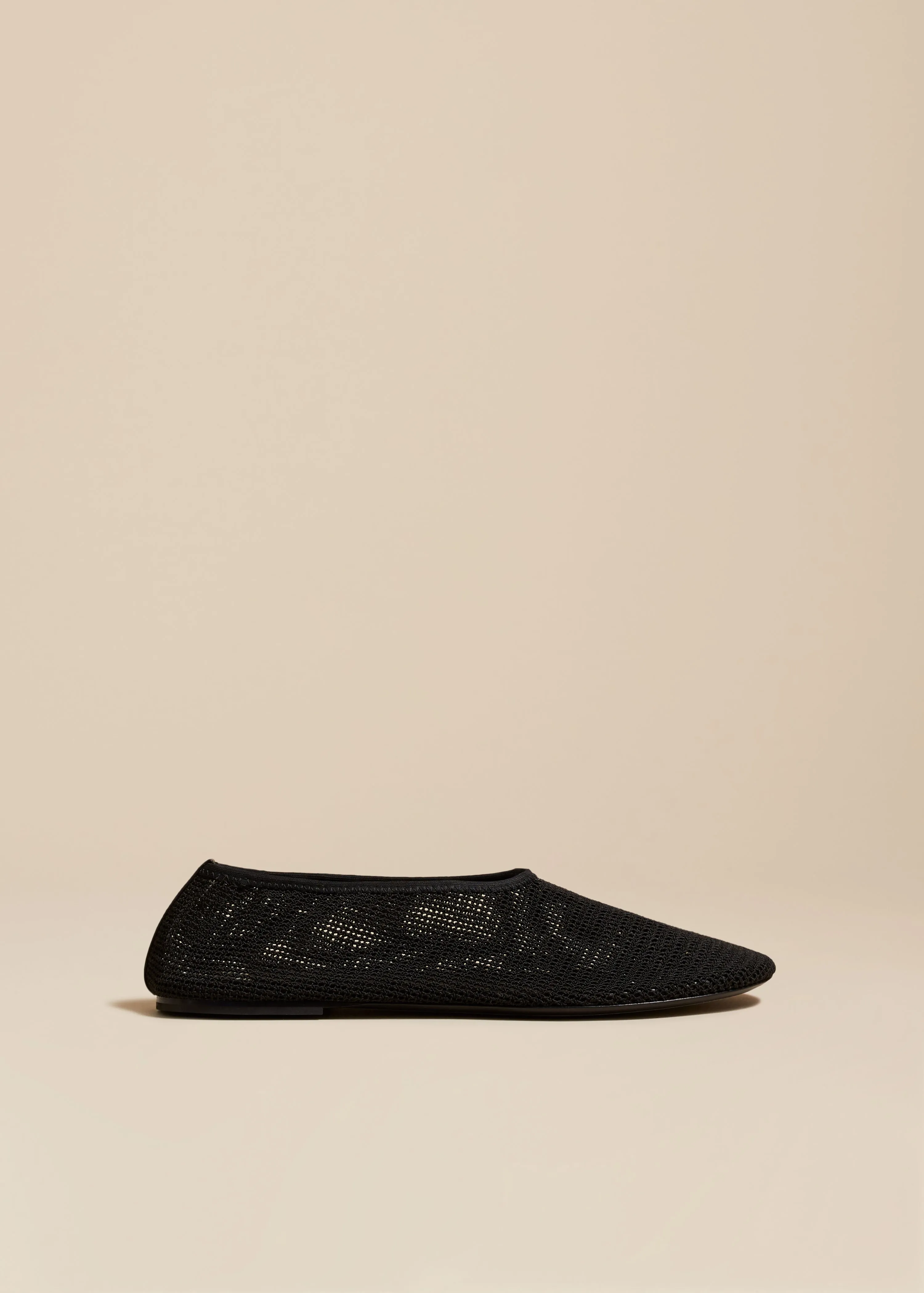 The Maiden Flat in Black sold by KHAITE