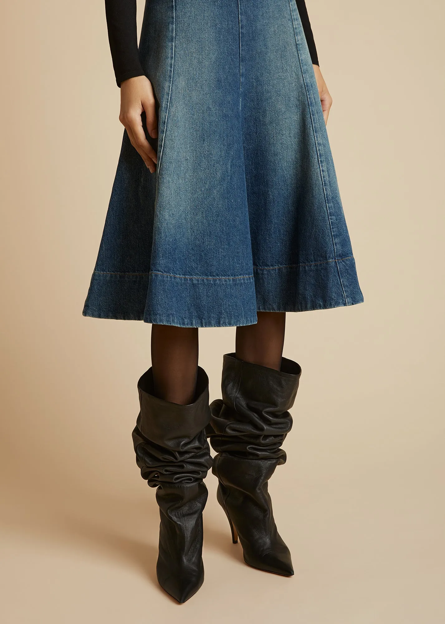The Lennox Skirt in Archer sold by KHAITE product image thumbnail 4