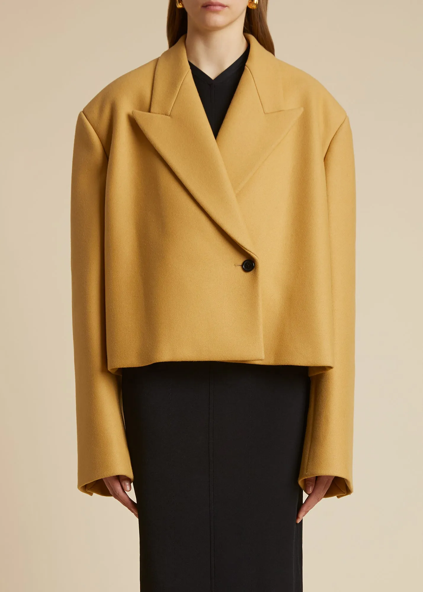 The Raymond Jacket in Camel sold by KHAITE product image thumbnail 2