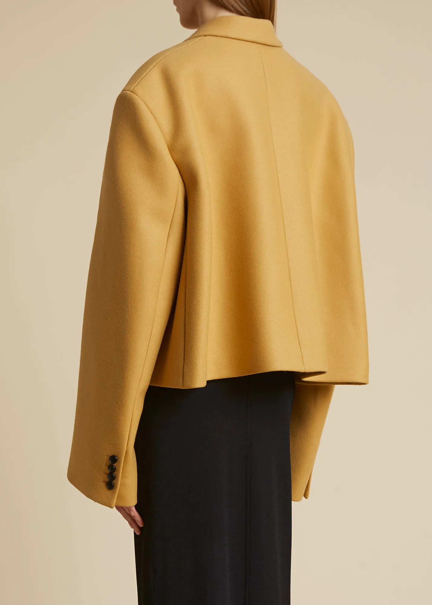 The Raymond Jacket in Camel sold by KHAITE product image thumbnail 3