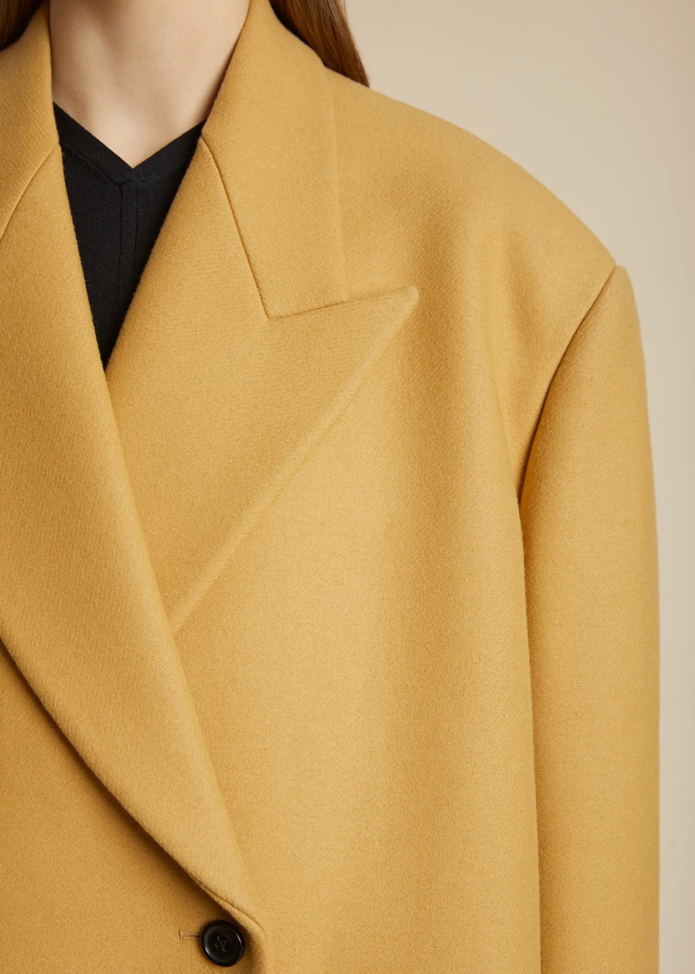 The Raymond Jacket in Camel sold by KHAITE product image thumbnail 5