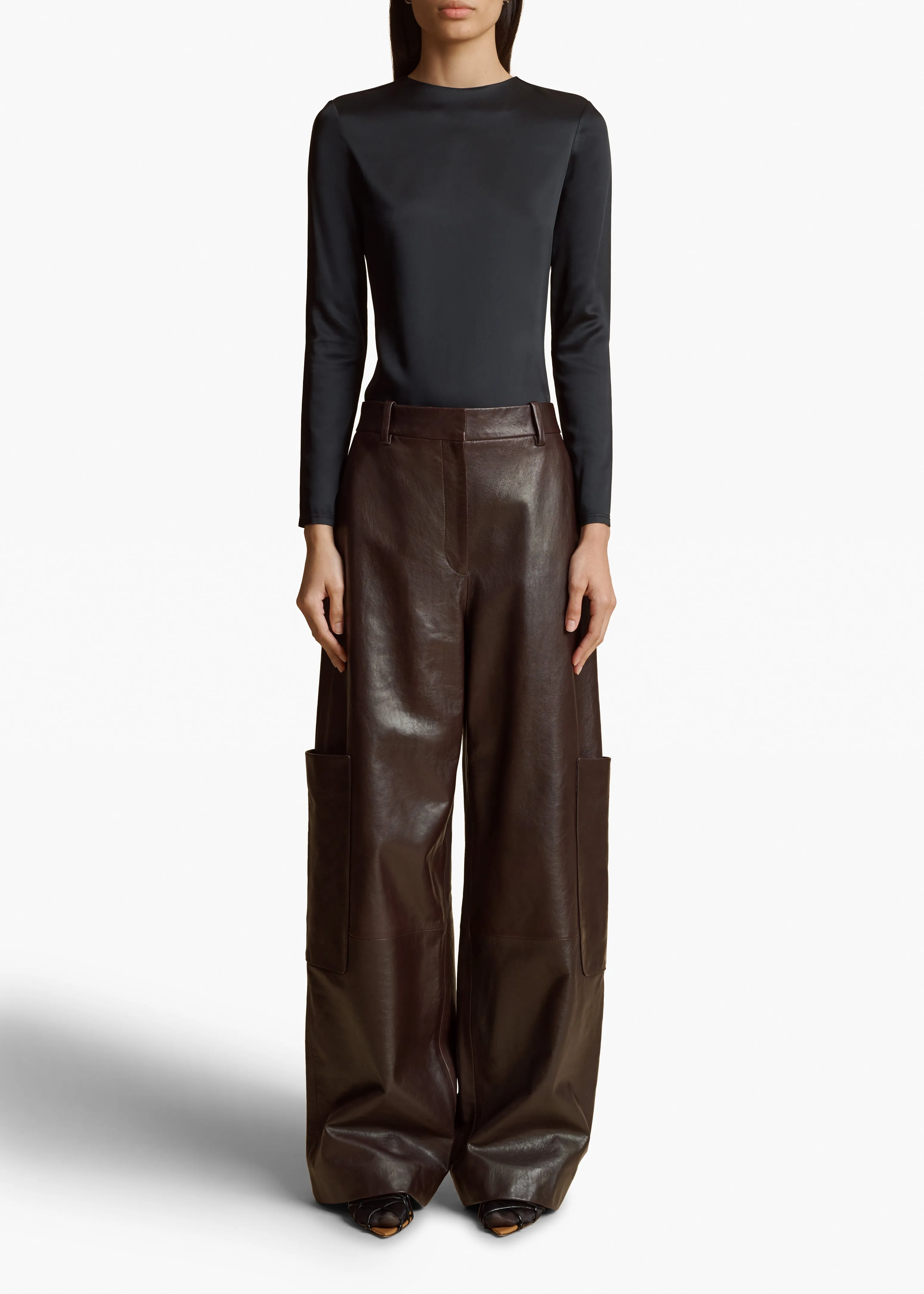 Vlad Top in Black sold by KHAITE product image thumbnail 2