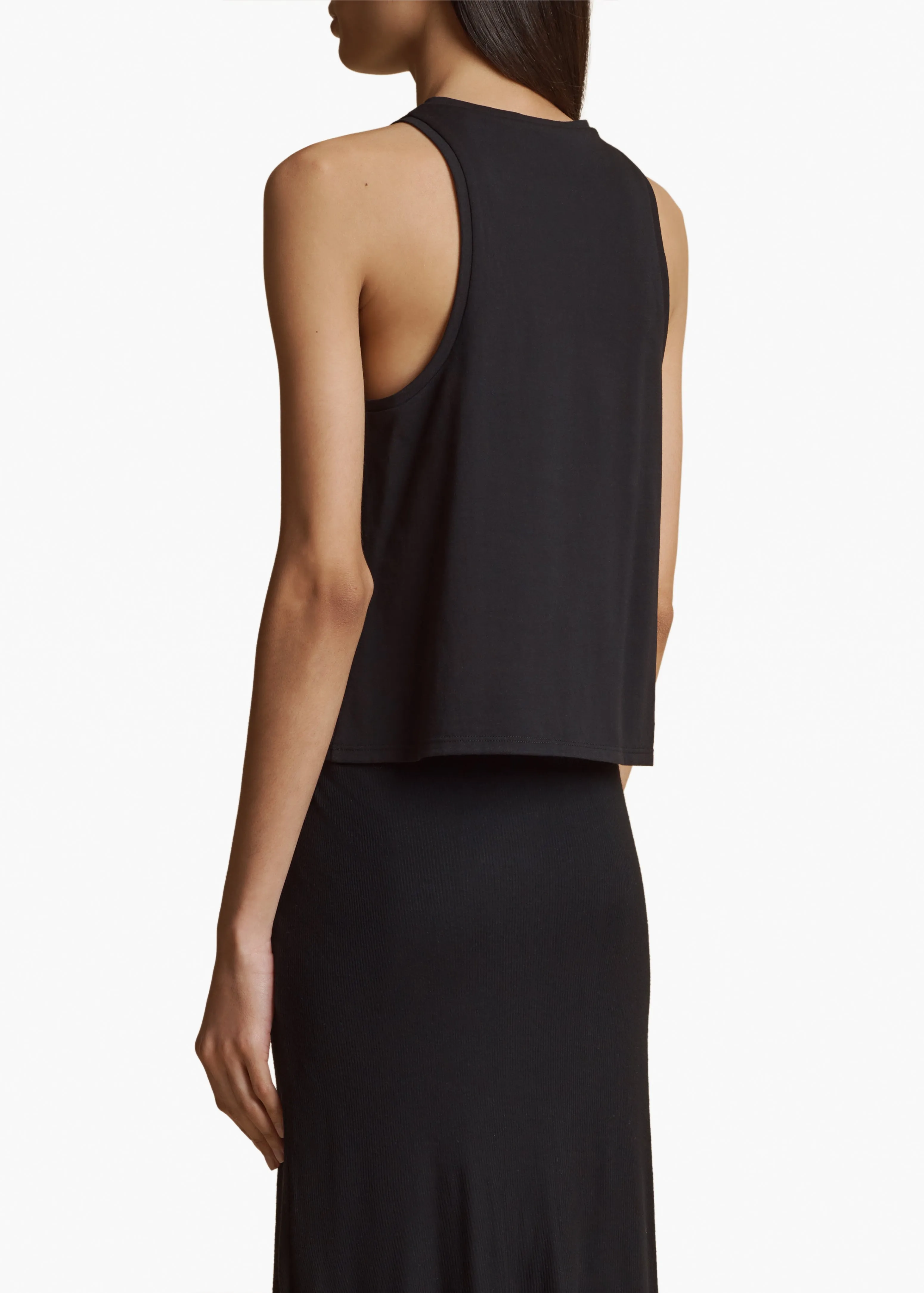 Netta Top in Black sold by KHAITE product image thumbnail 4