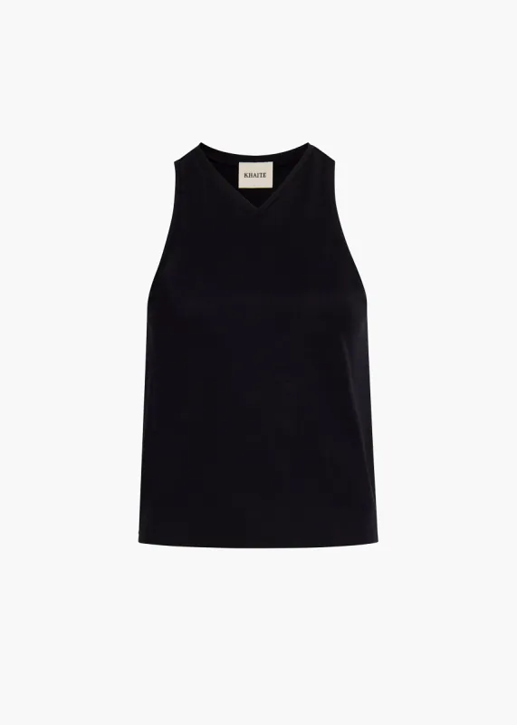 Netta Top in Black sold by KHAITE