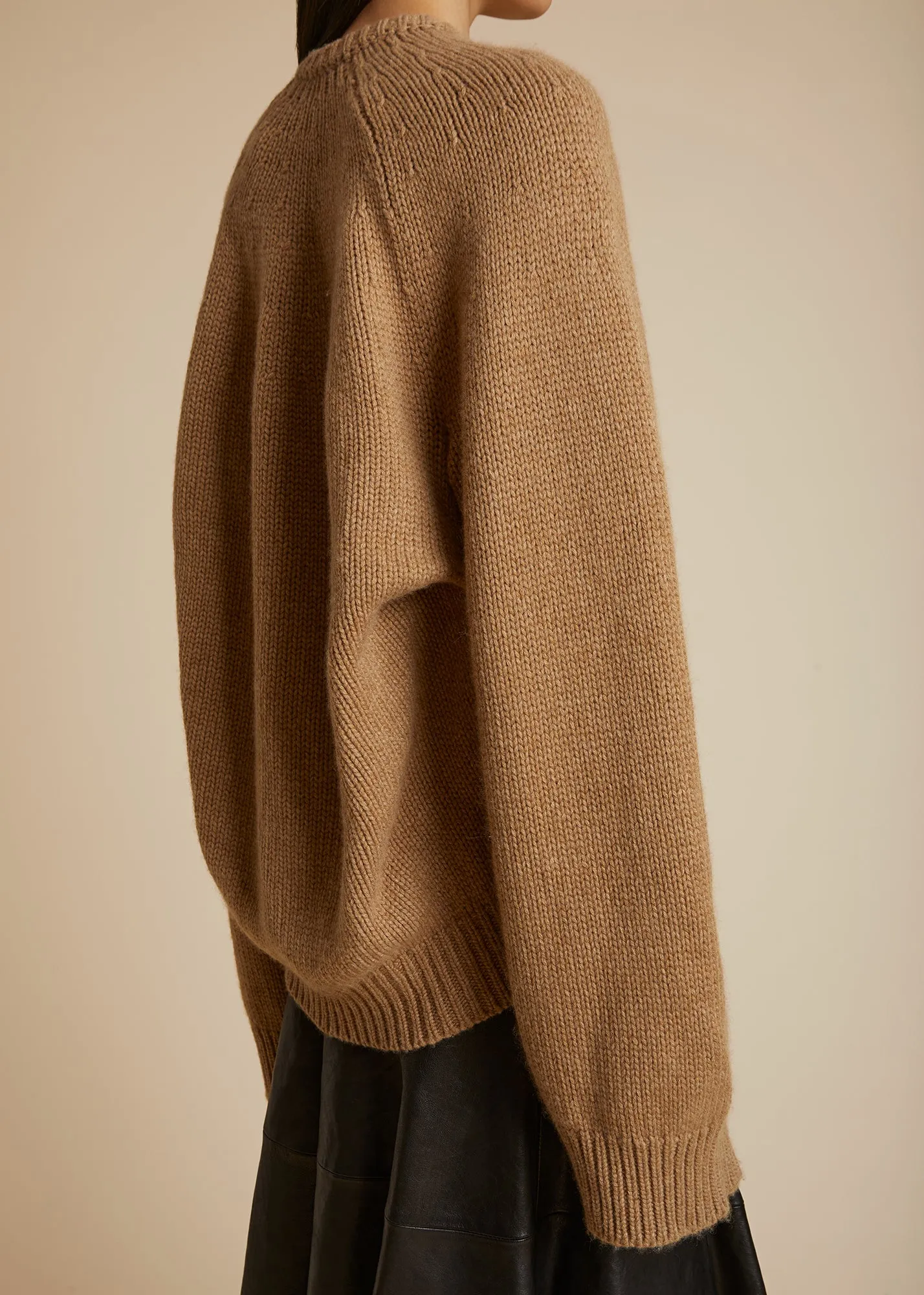 The Nalani Sweater in Camel sold by KHAITE product image thumbnail 5