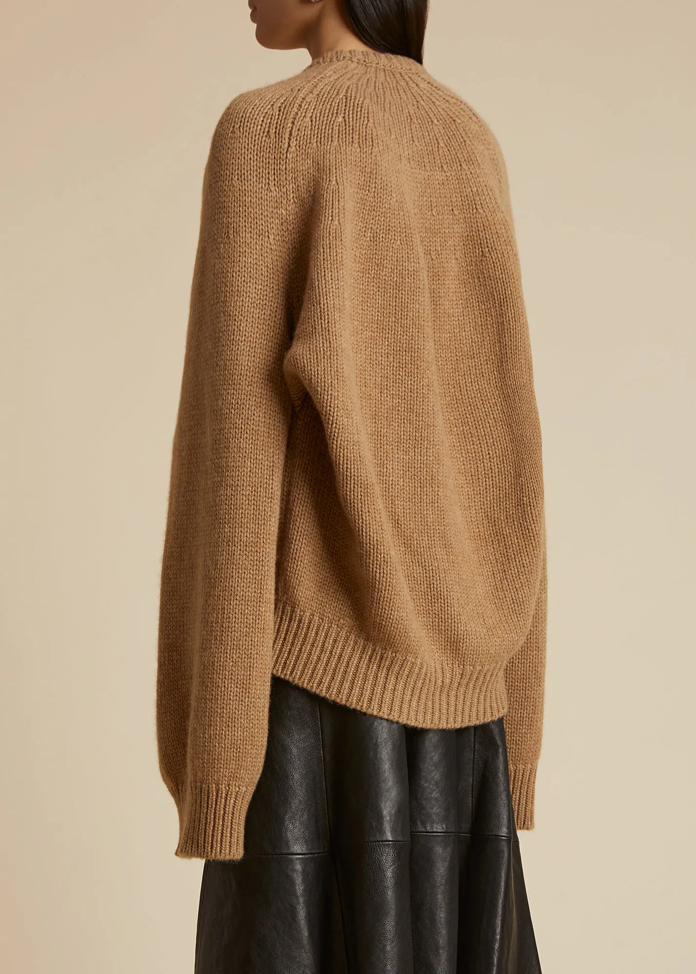 The Nalani Sweater in Camel sold by KHAITE product image thumbnail 4